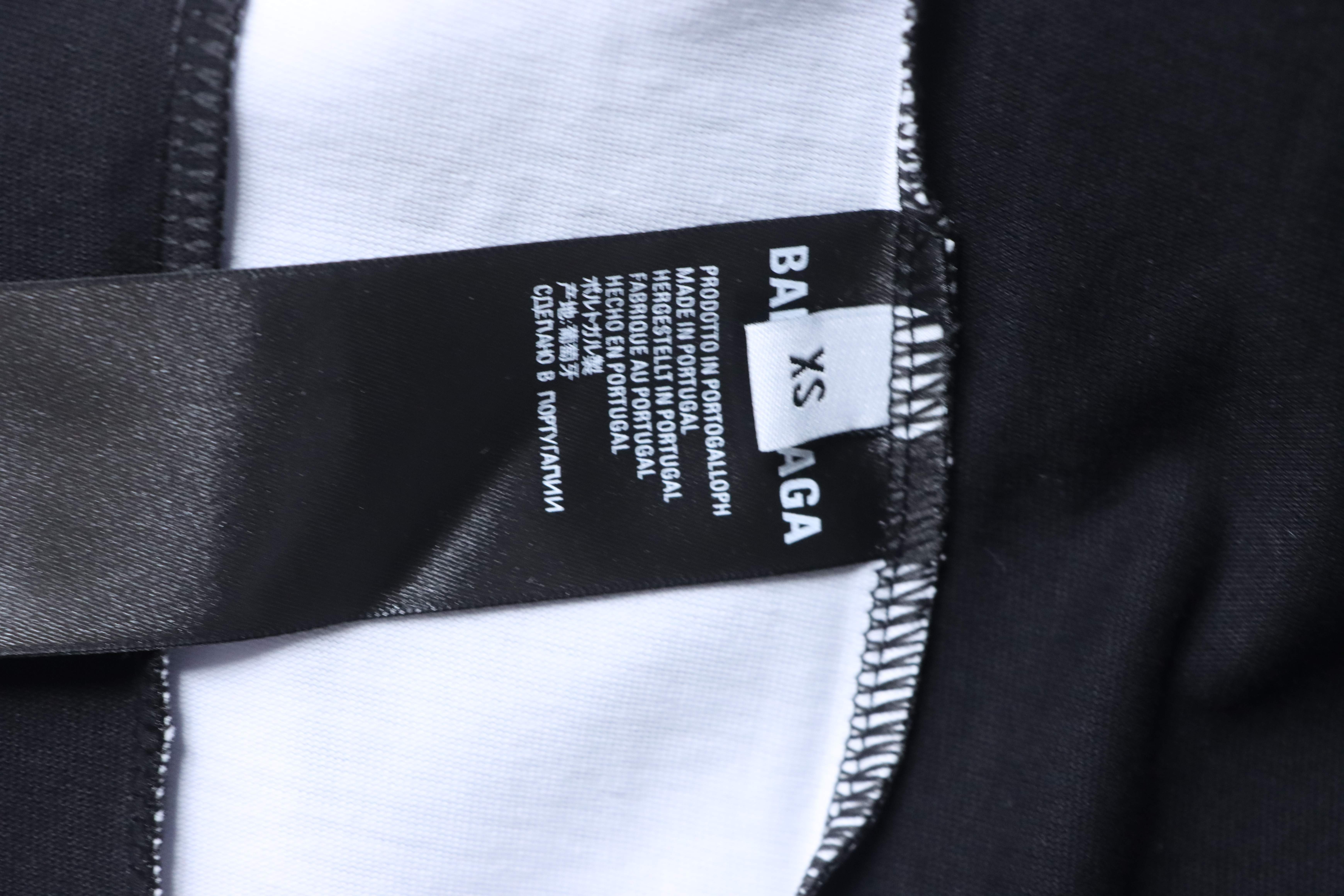Balenciaga BalenciagaNBA Collaboration Series Oversized Colorblock Short Sleeve T-Shirt Style 2