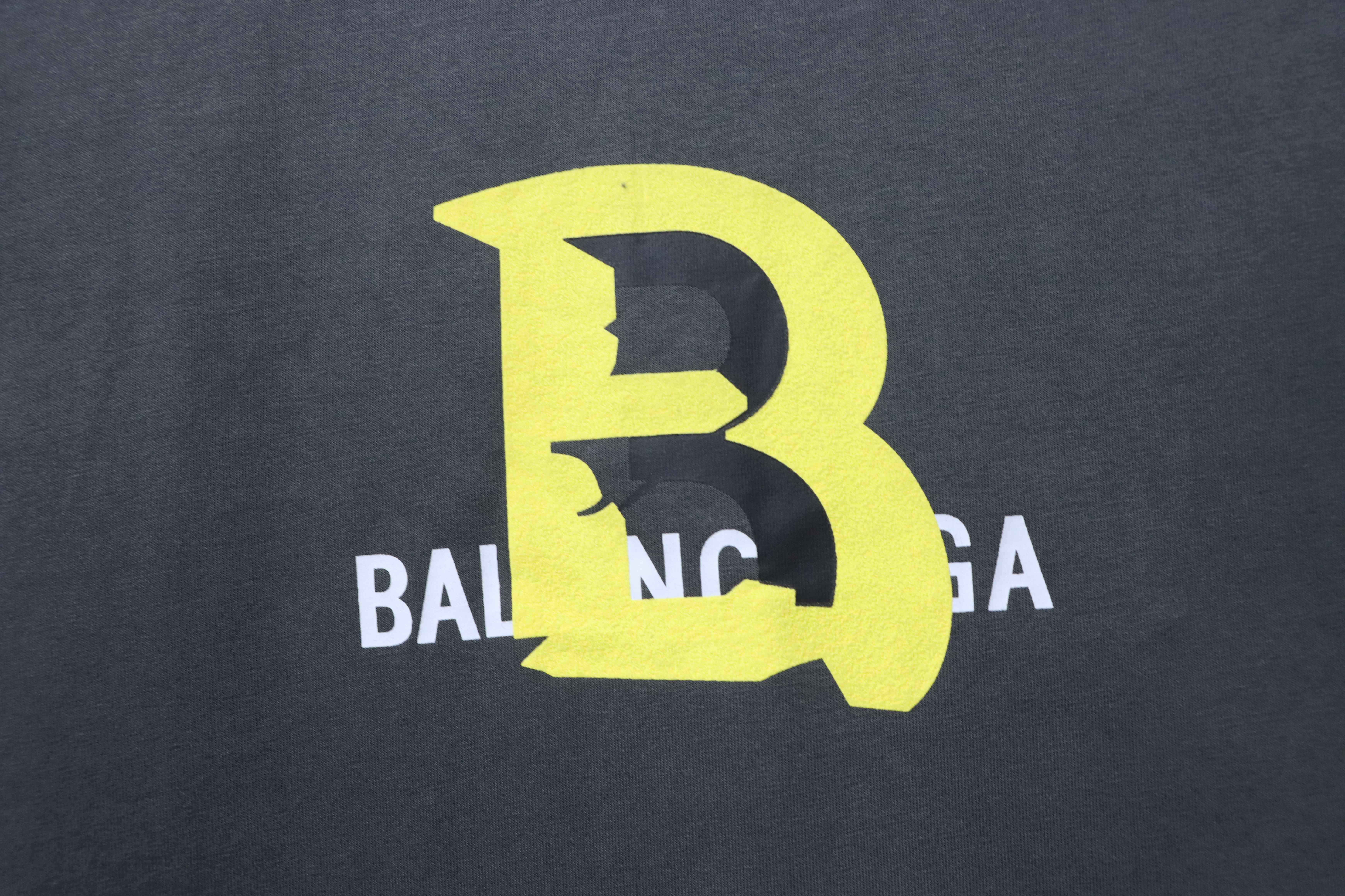 Balenciaga Balenciga B Logo Letter Print Short Sleeve T-Shirt