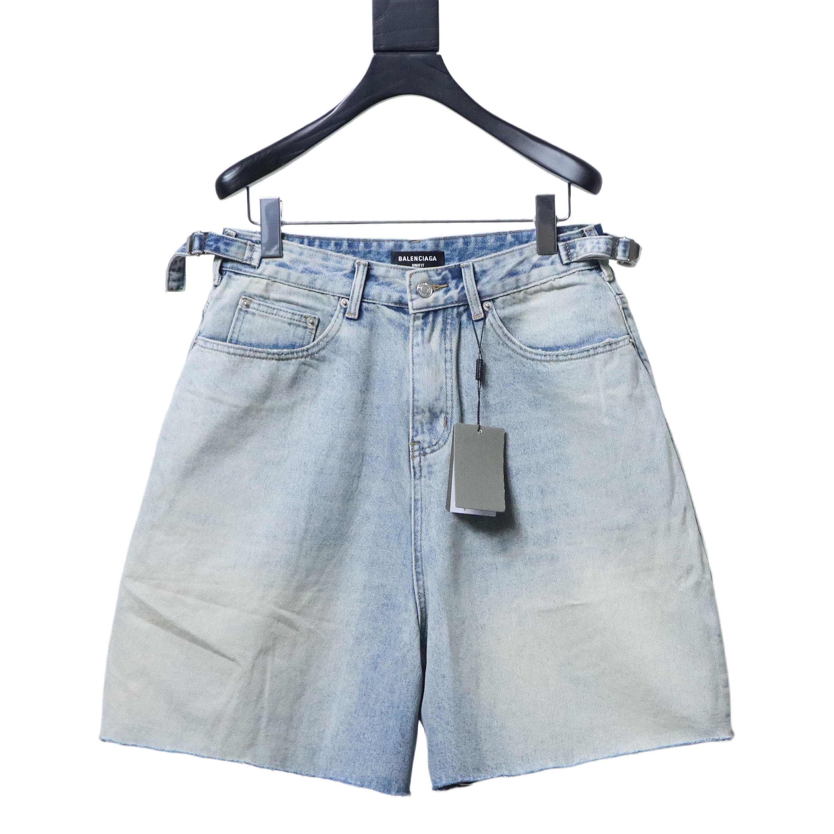 Balenciaga BLCG 24SS Distressed Shorts