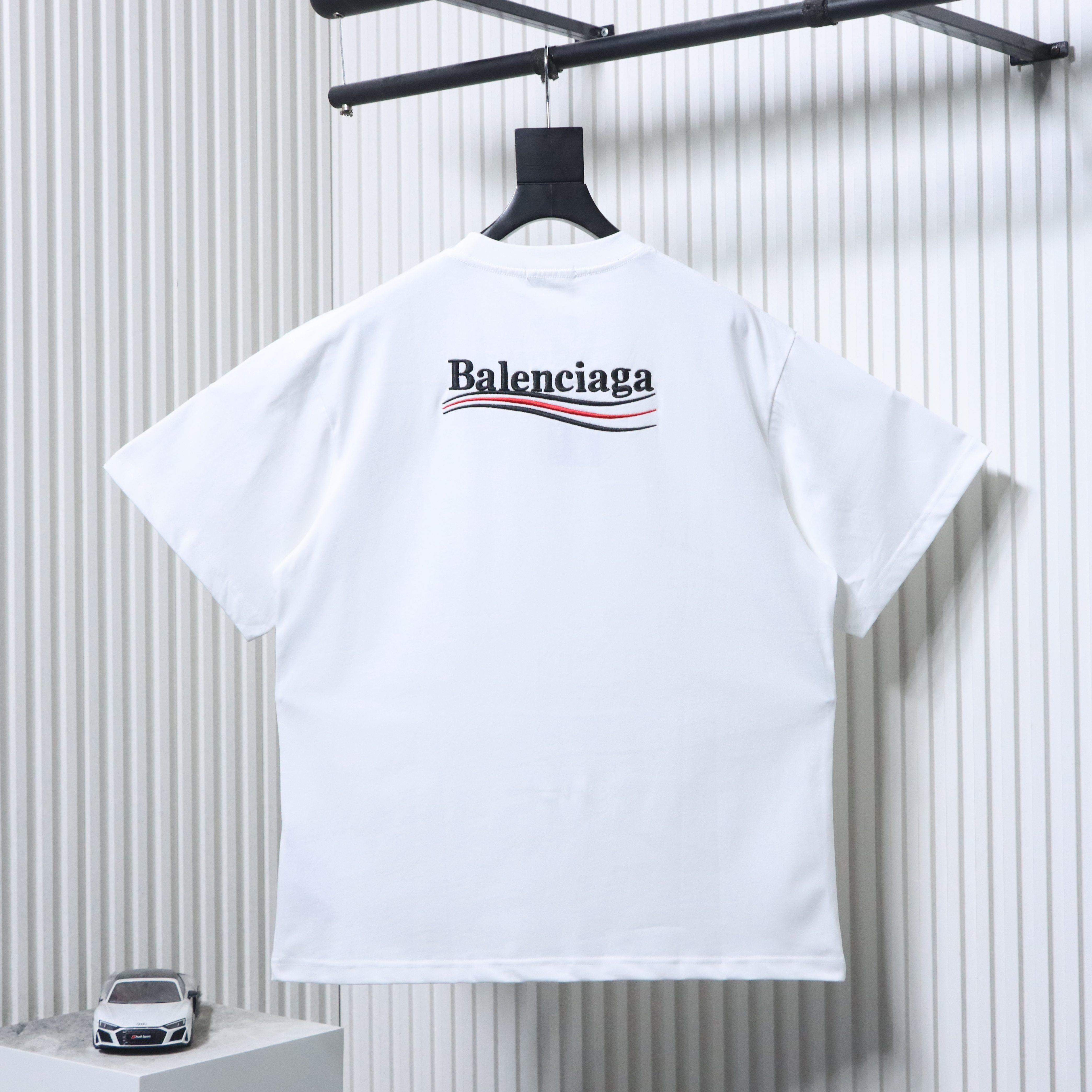 Balenciaga Coke Embroidery Short Sleeve T-Shirt Style 1