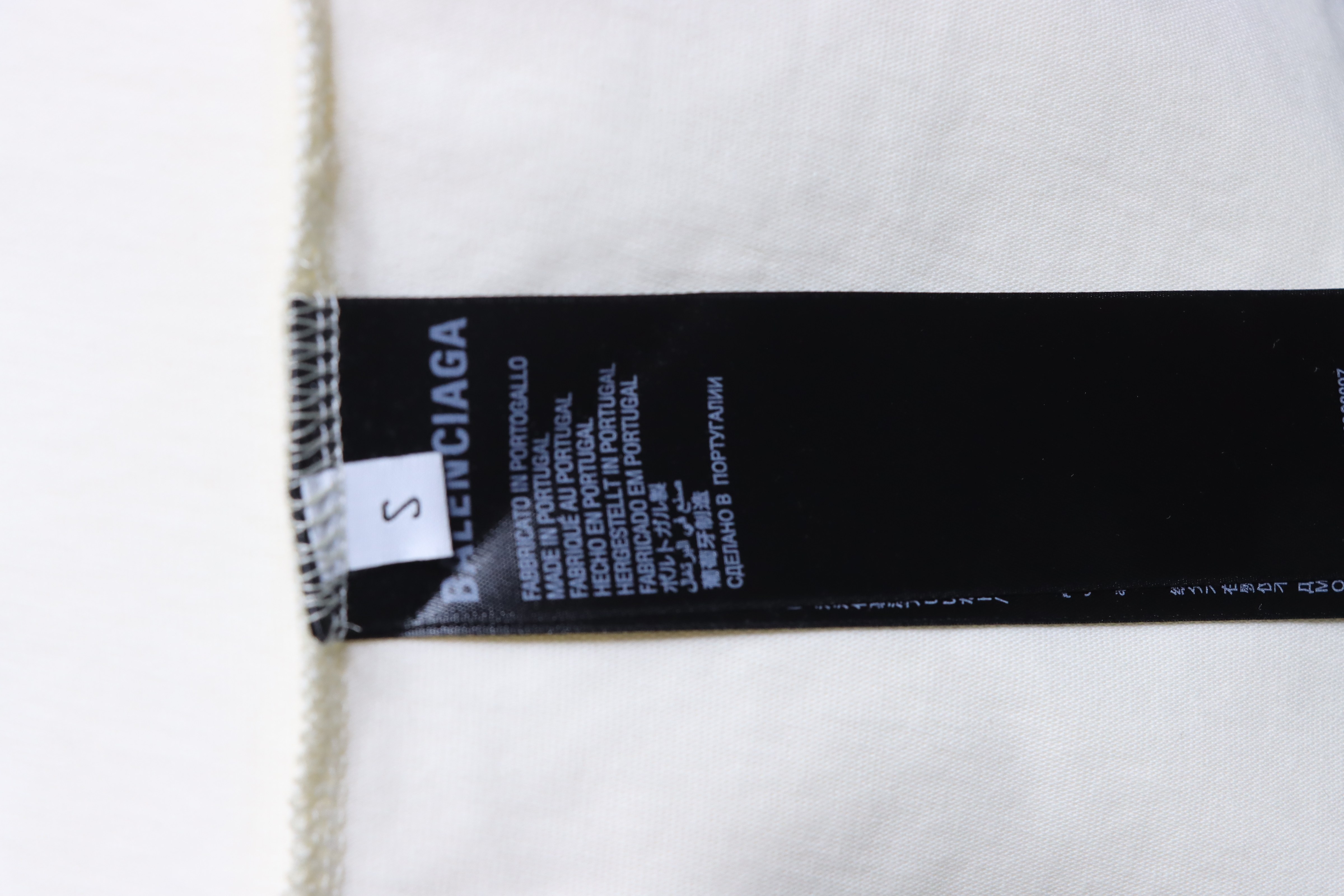 Balenciaga Collaboration Puma Print Short Sleeve T-Shirt Style 2