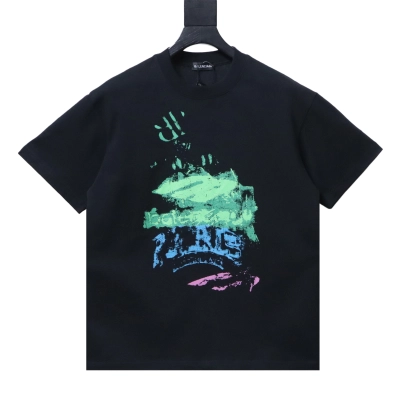 Balenciaga Contrast Graffiti Short Sleeve T-Shirt Style 2 02