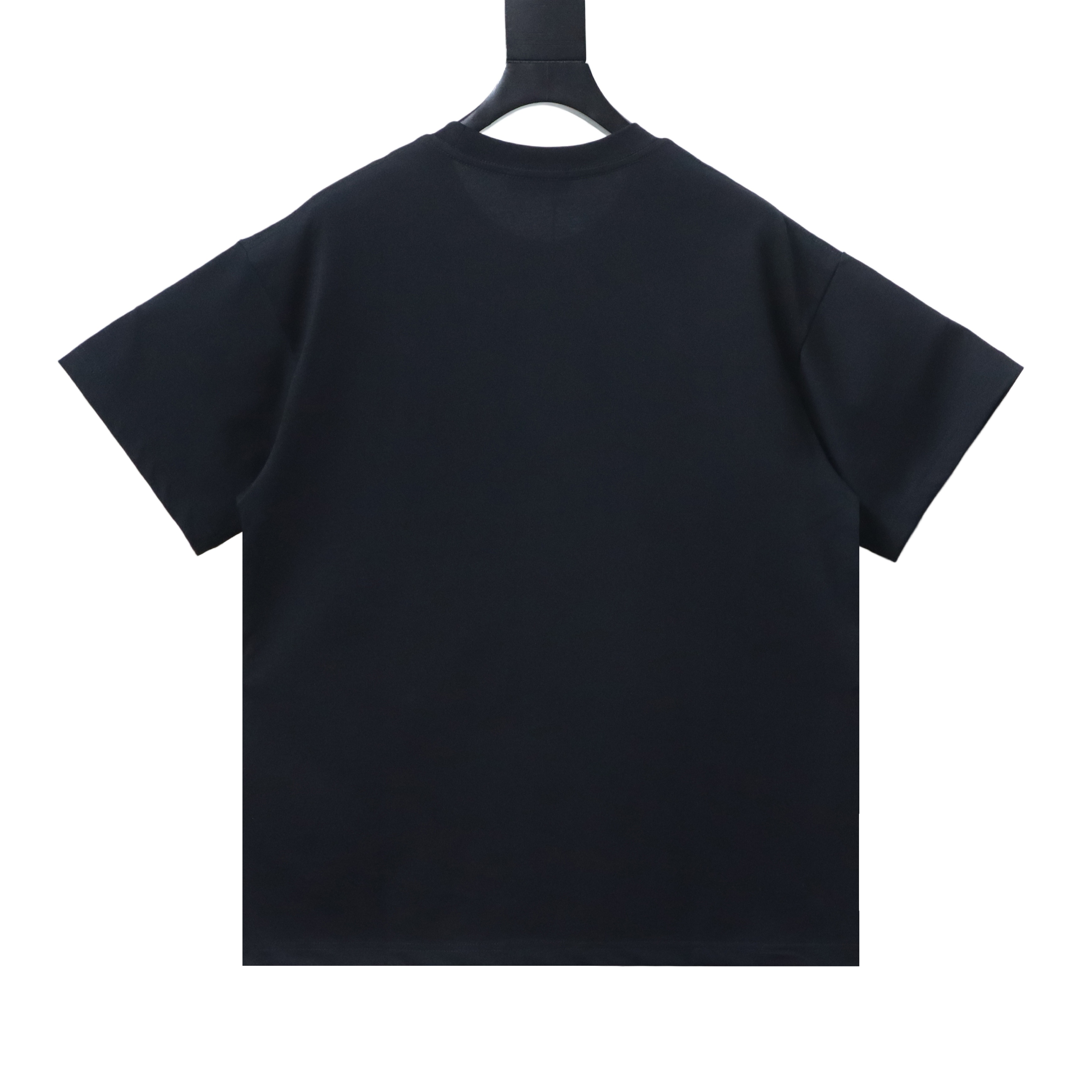 Balenciaga Double B Letter Print Crewneck Short Sleeve T-Shirt Style 1