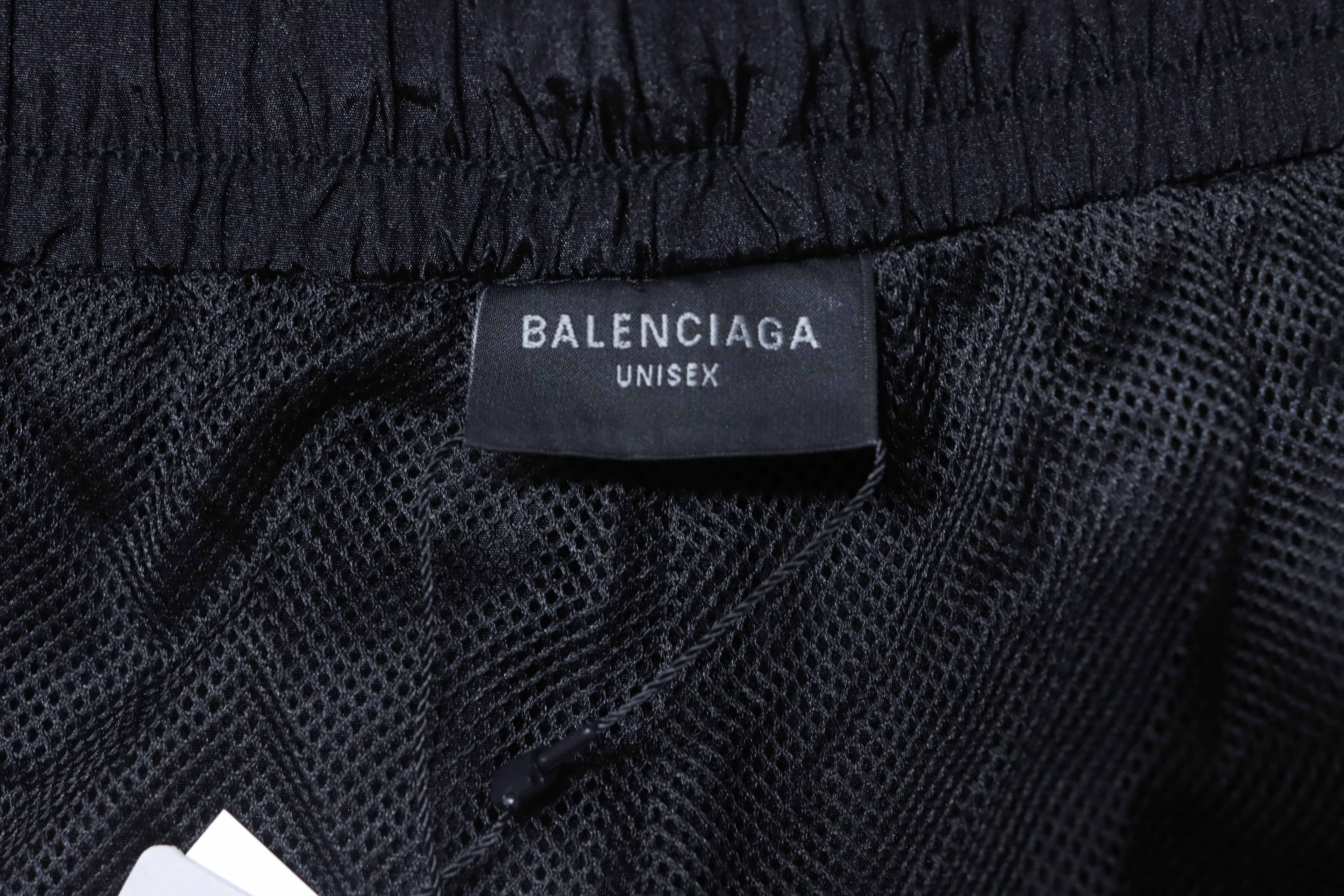 Balenciaga Double Ring Letter Small Logo Embroidery Shorts