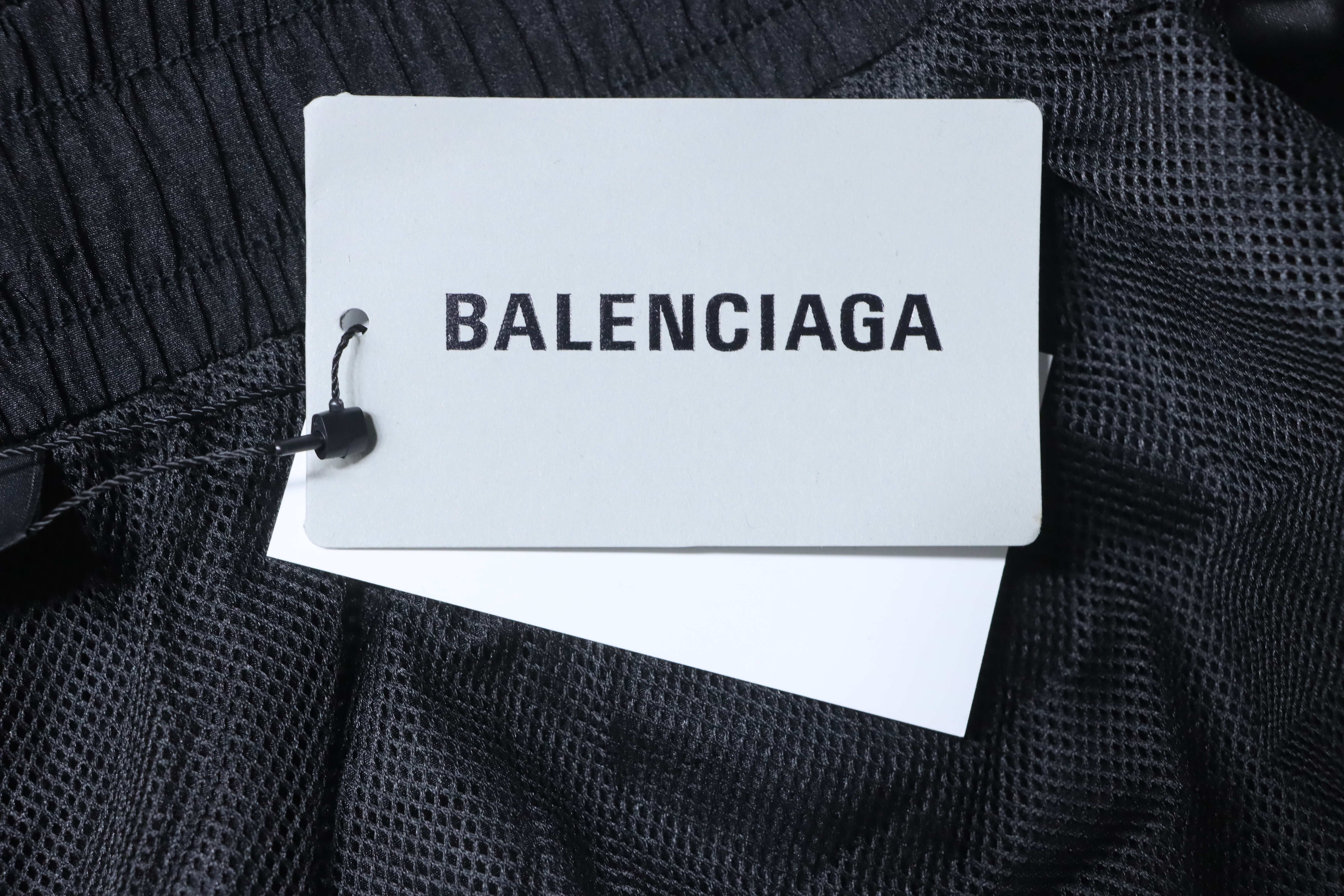 Balenciaga Double Ring Letter Small Logo Embroidery Shorts