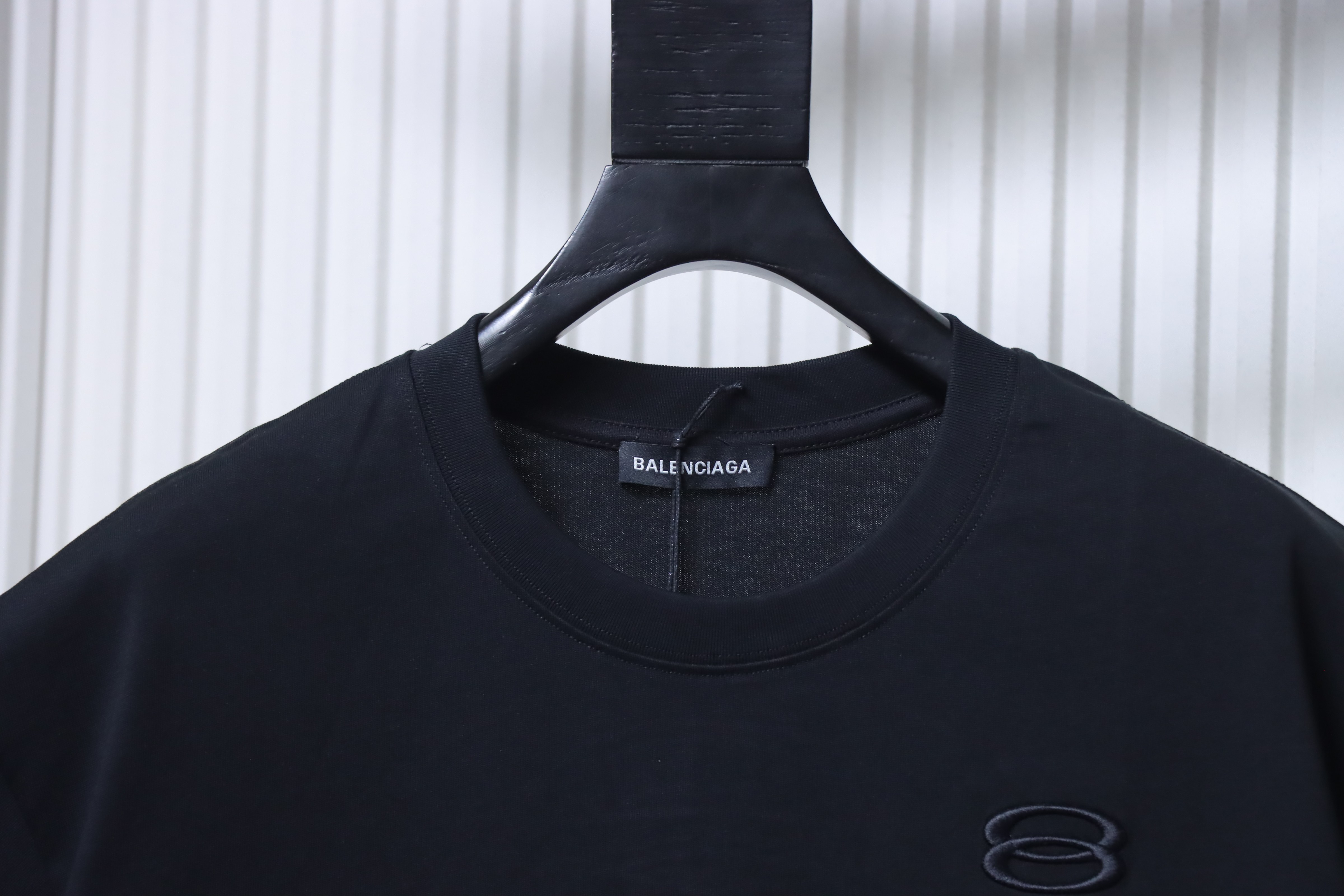 Balenciaga Double Ring Patch Embroidery Short Sleeve T-Shirt Style 2
