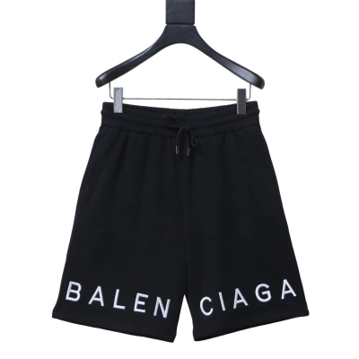 Balenciaga Embroidery Letter Shorts 02