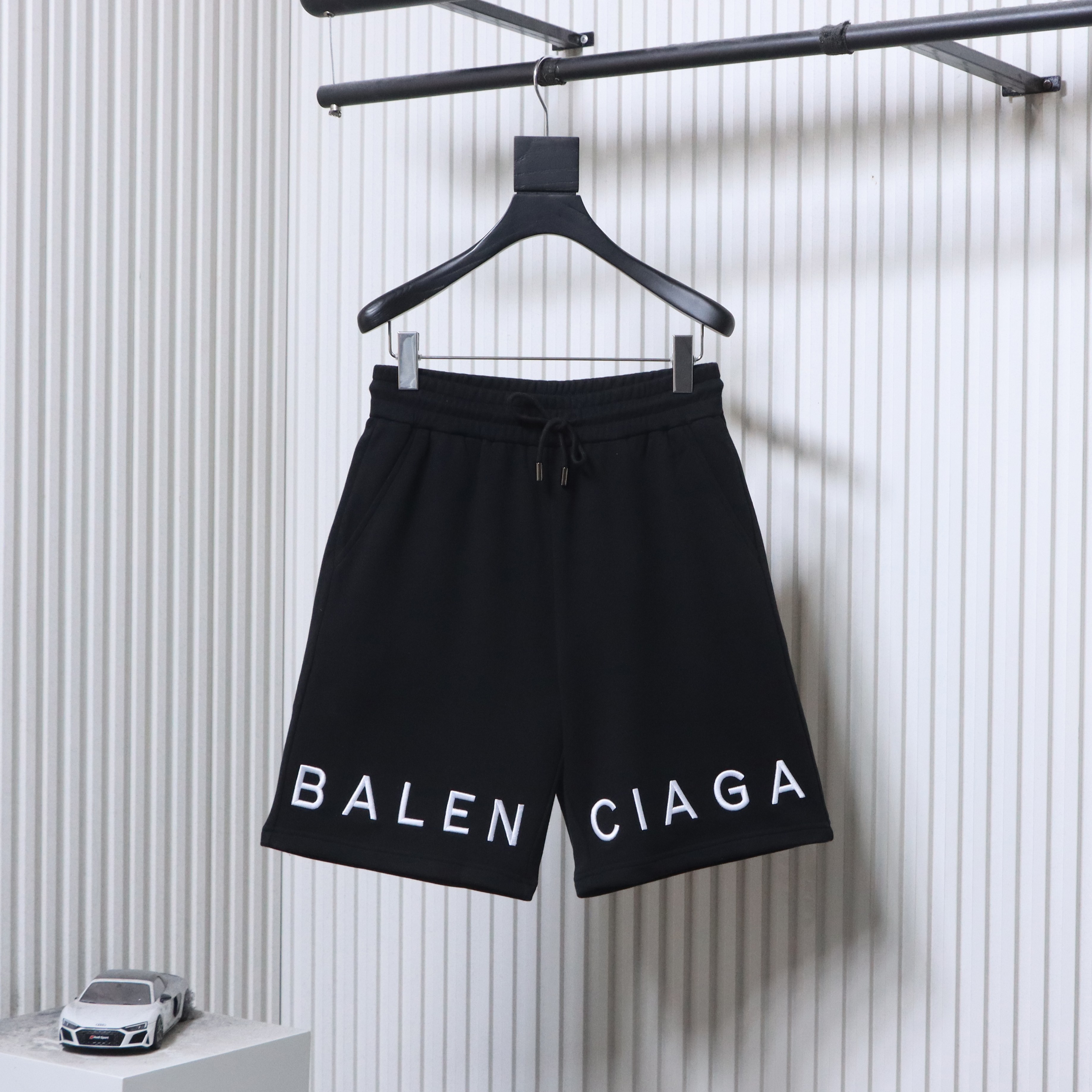Balenciaga Embroidery Letter Shorts
