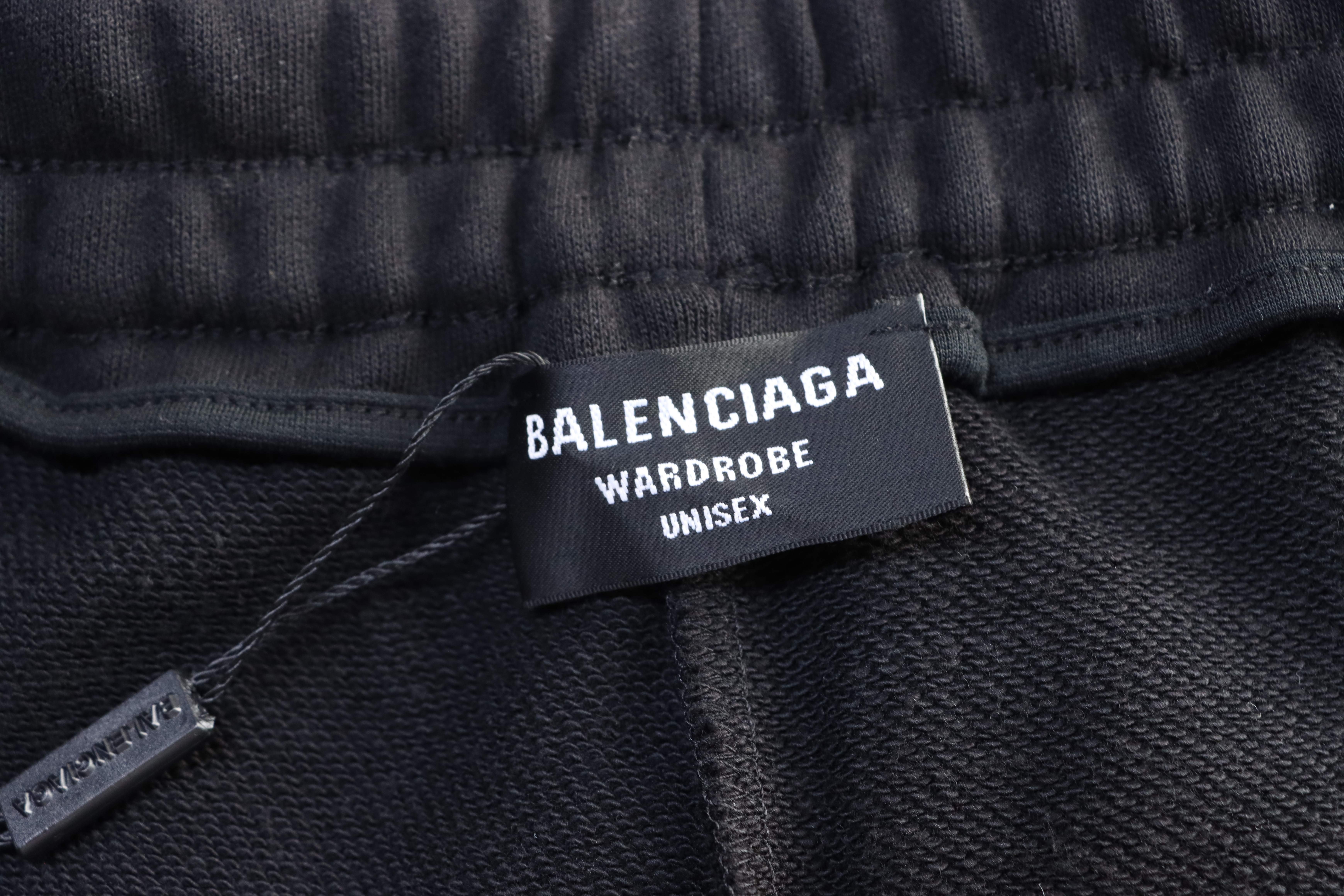 Balenciaga Embroidery Letter Shorts