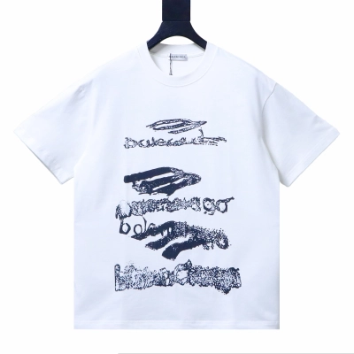 Balenciaga Graffiti Short Sleeve T-Shirt Style 1 02