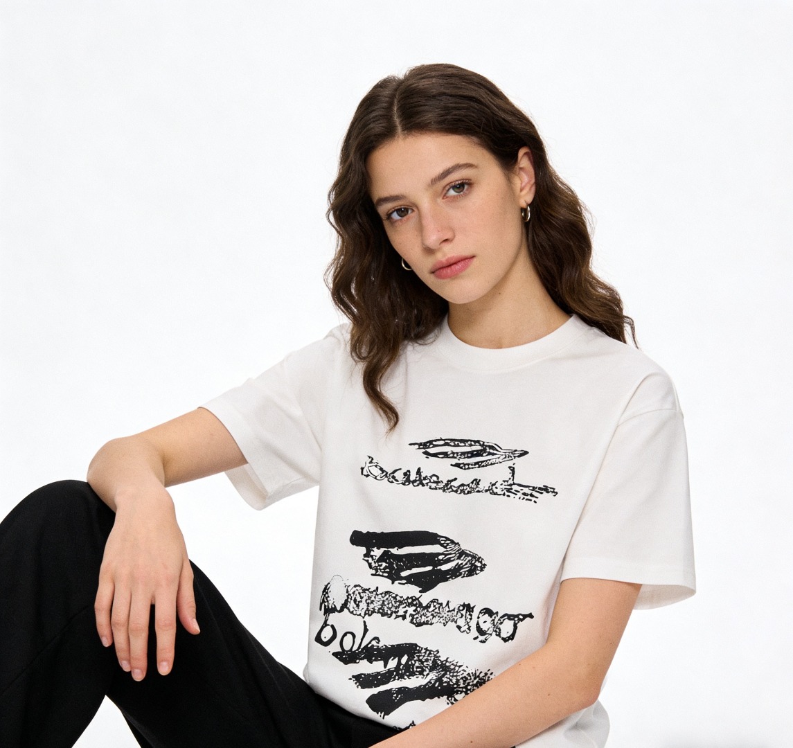 Balenciaga Graffiti Short Sleeve T-Shirt Style 1