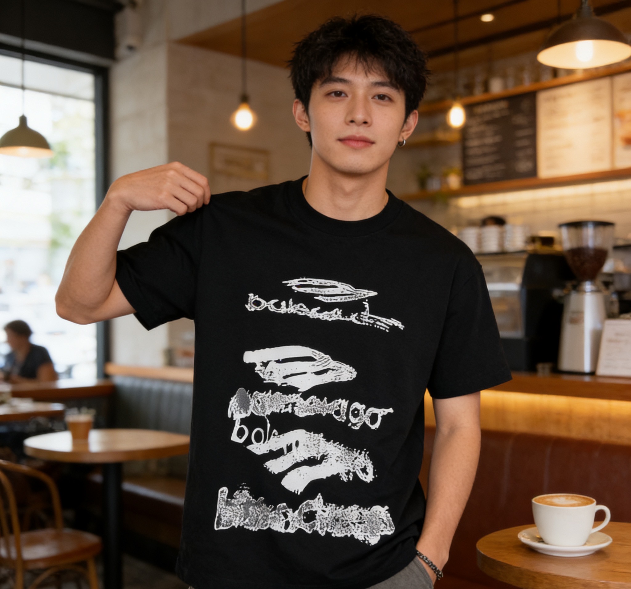 Balenciaga Graffiti Short Sleeve T-Shirt Style 2
