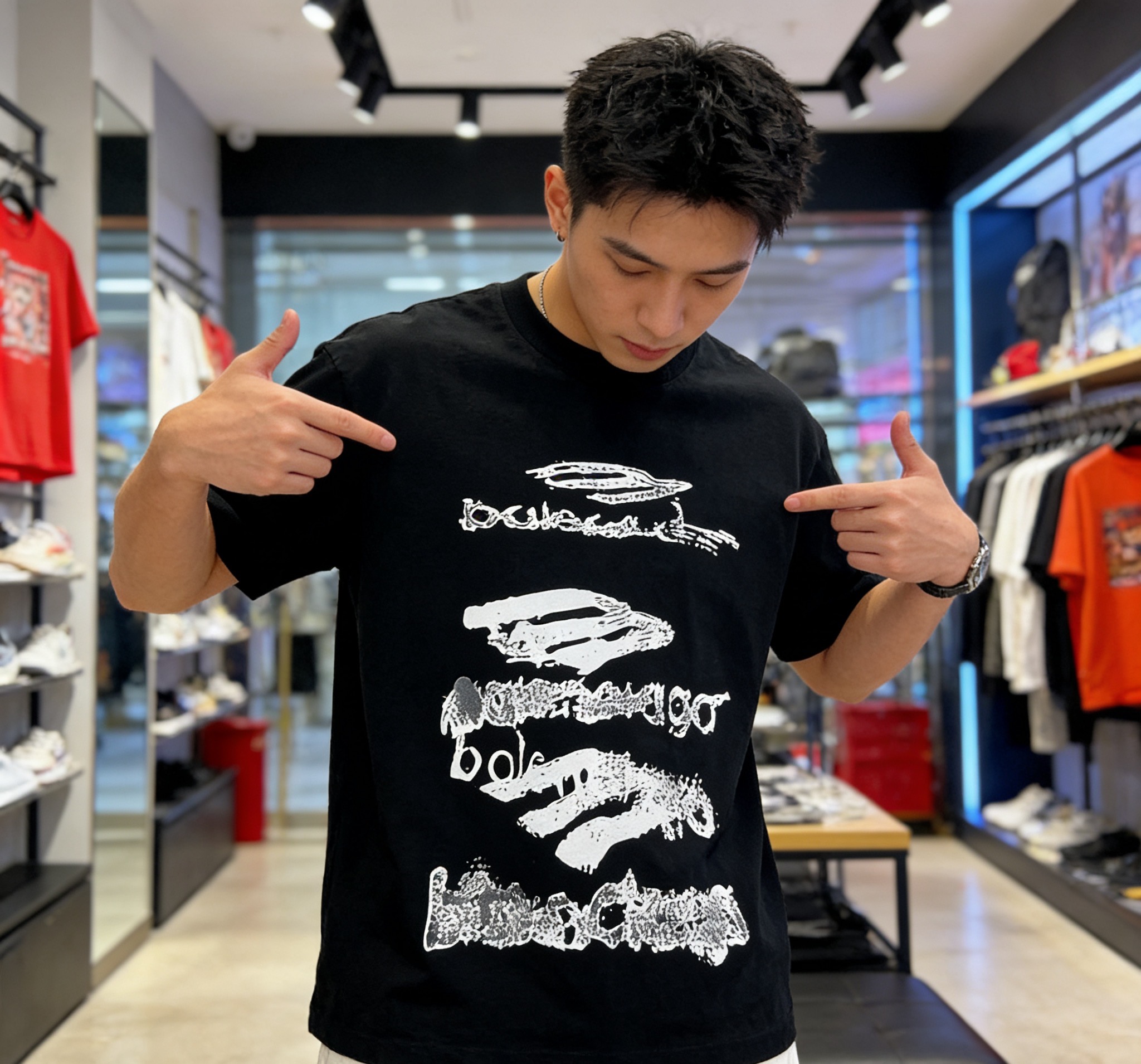 Balenciaga Graffiti Short Sleeve T-Shirt Style 2