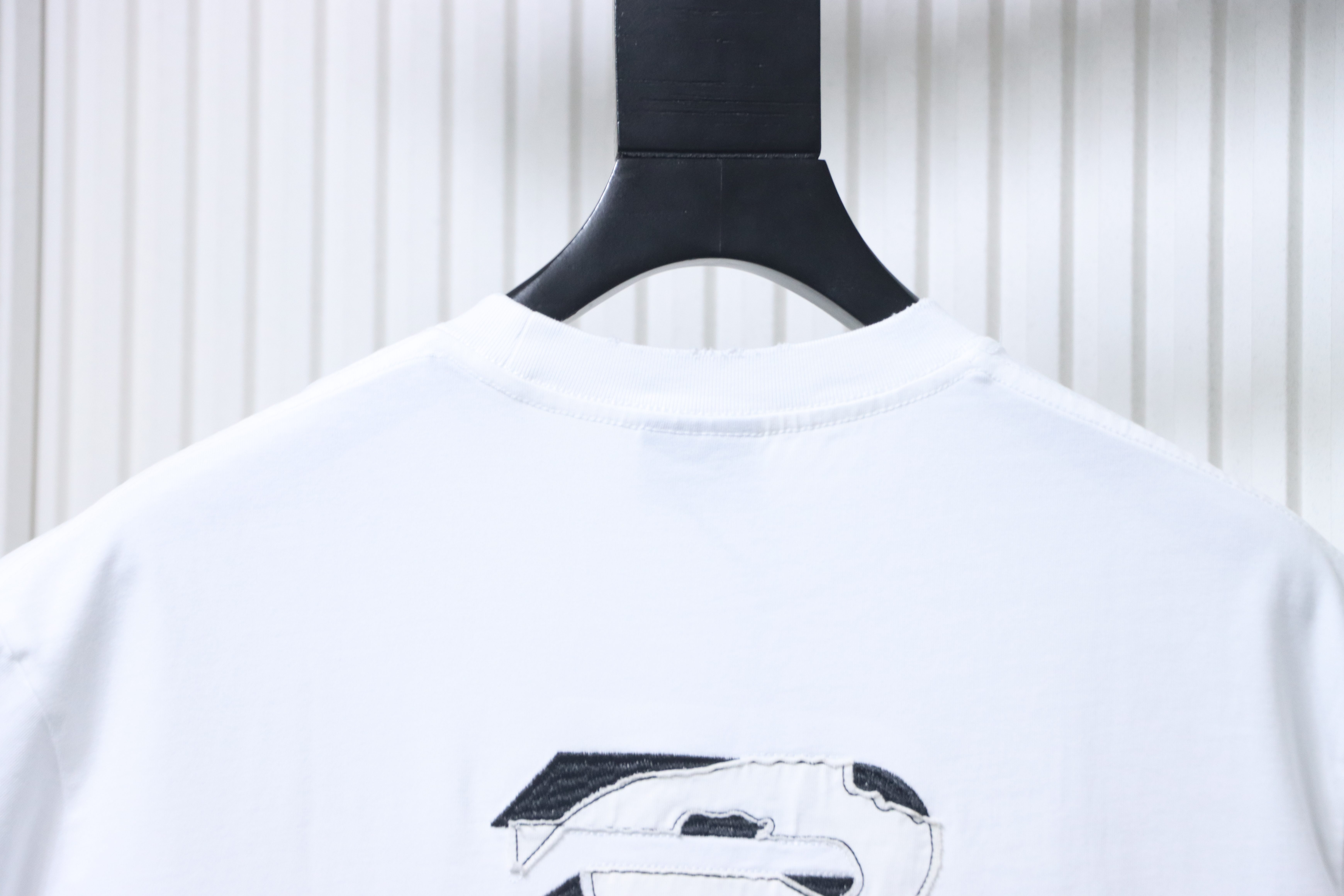 Balenciaga Heavy Craft Patch Embroidery Short Sleeve T-Shirt Style 4