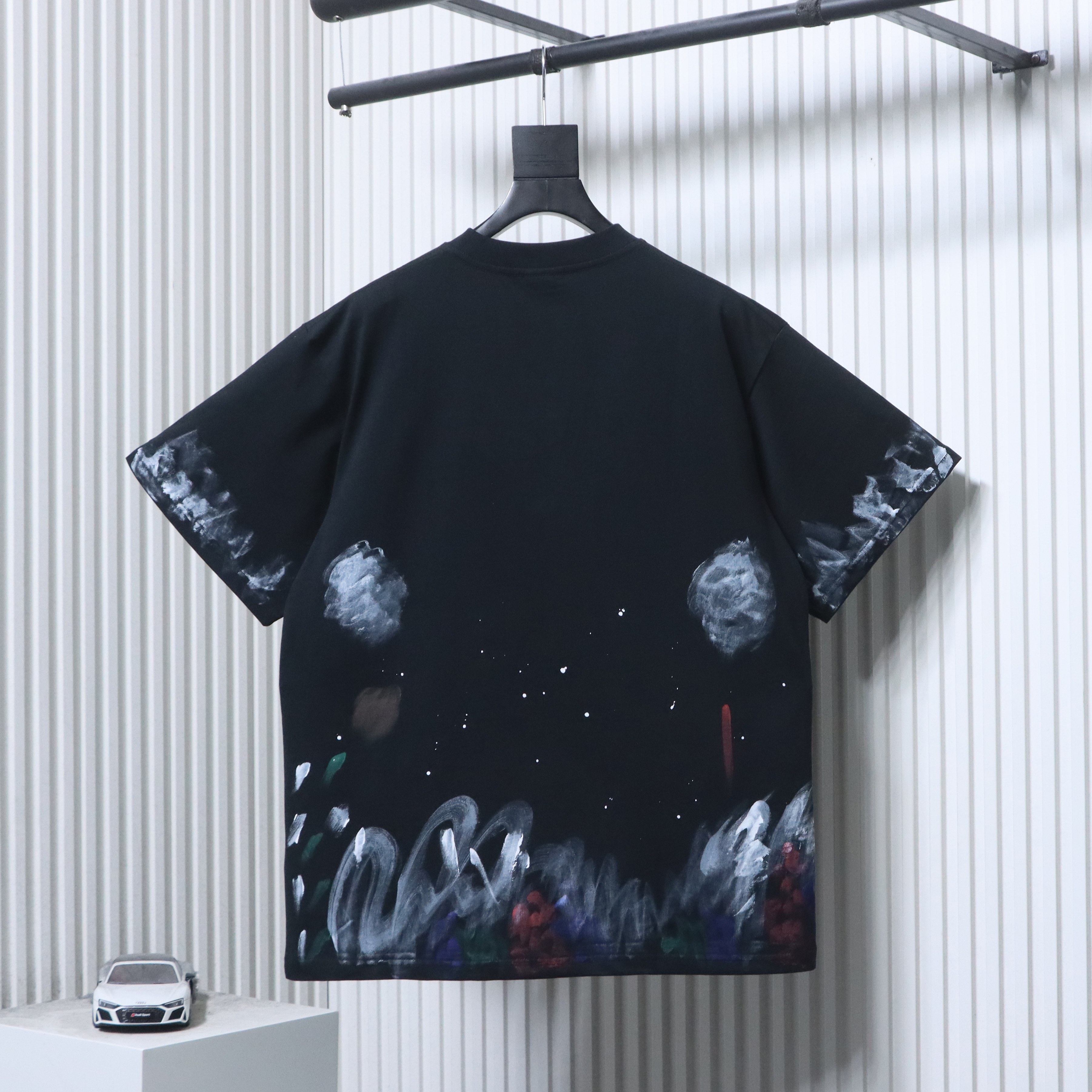 Balenciaga Limited Art Graffiti Short Sleeve T-Shirt