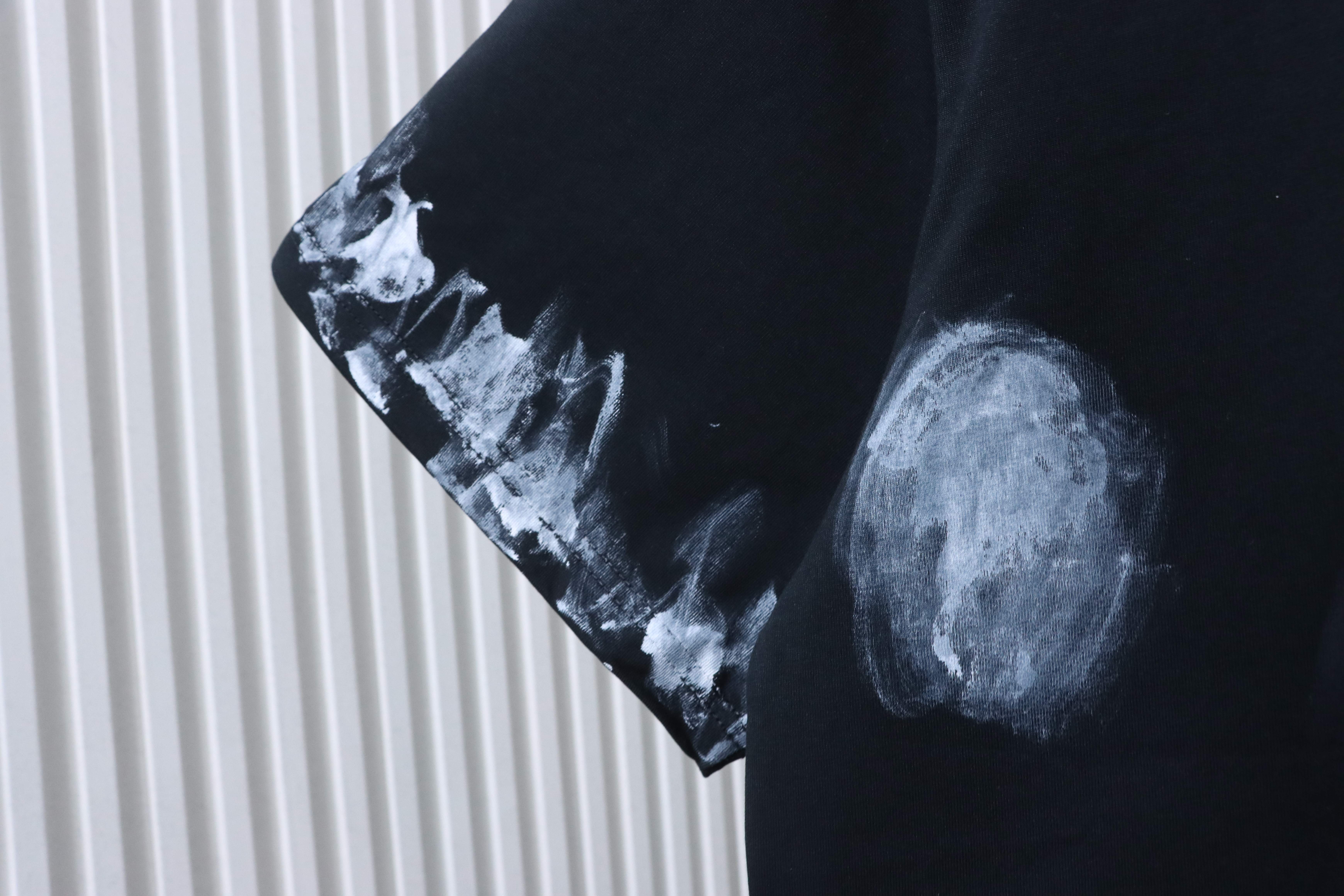 Balenciaga Limited Art Graffiti Short Sleeve T-Shirt