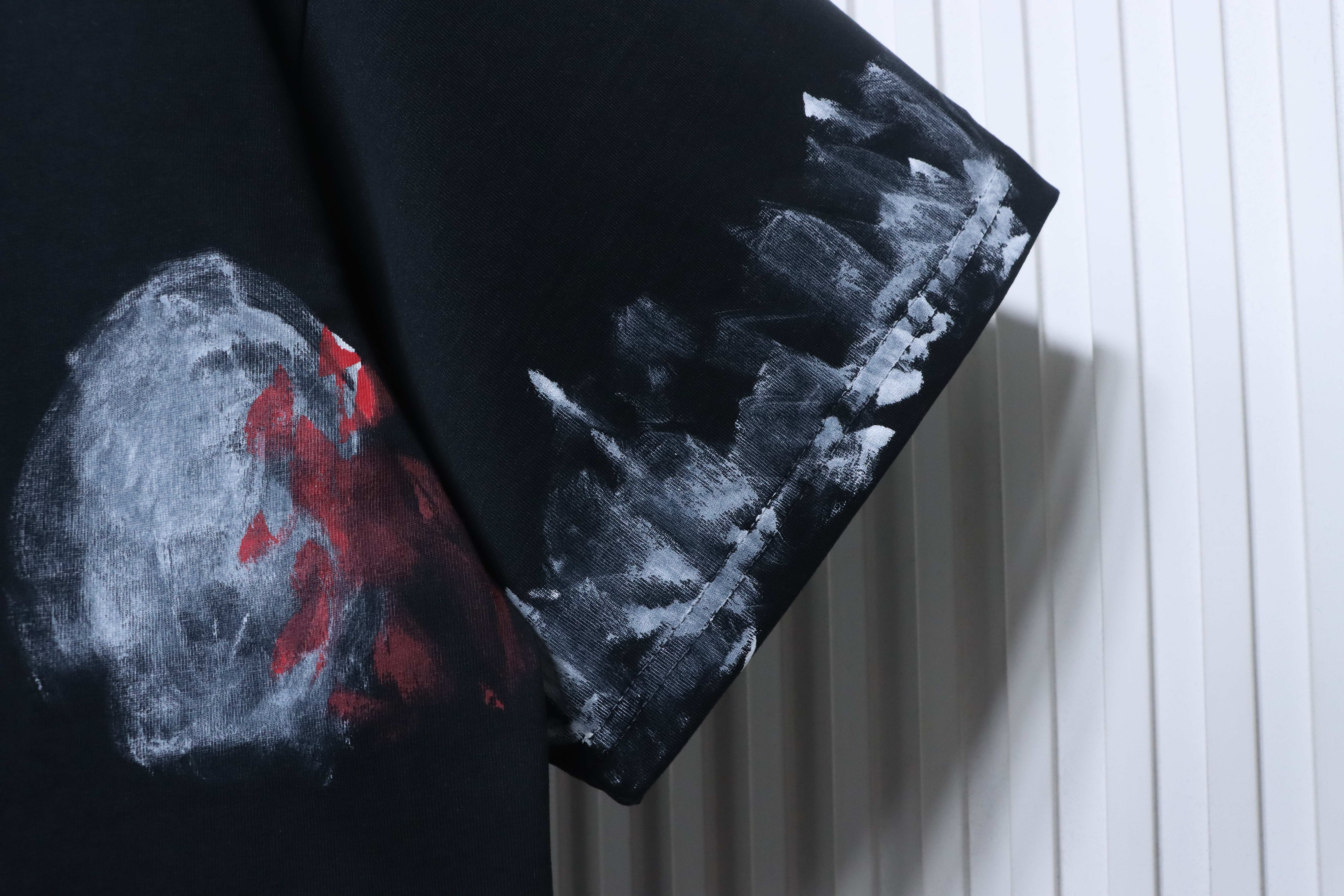 Balenciaga Limited Art Graffiti Short Sleeve T-Shirt