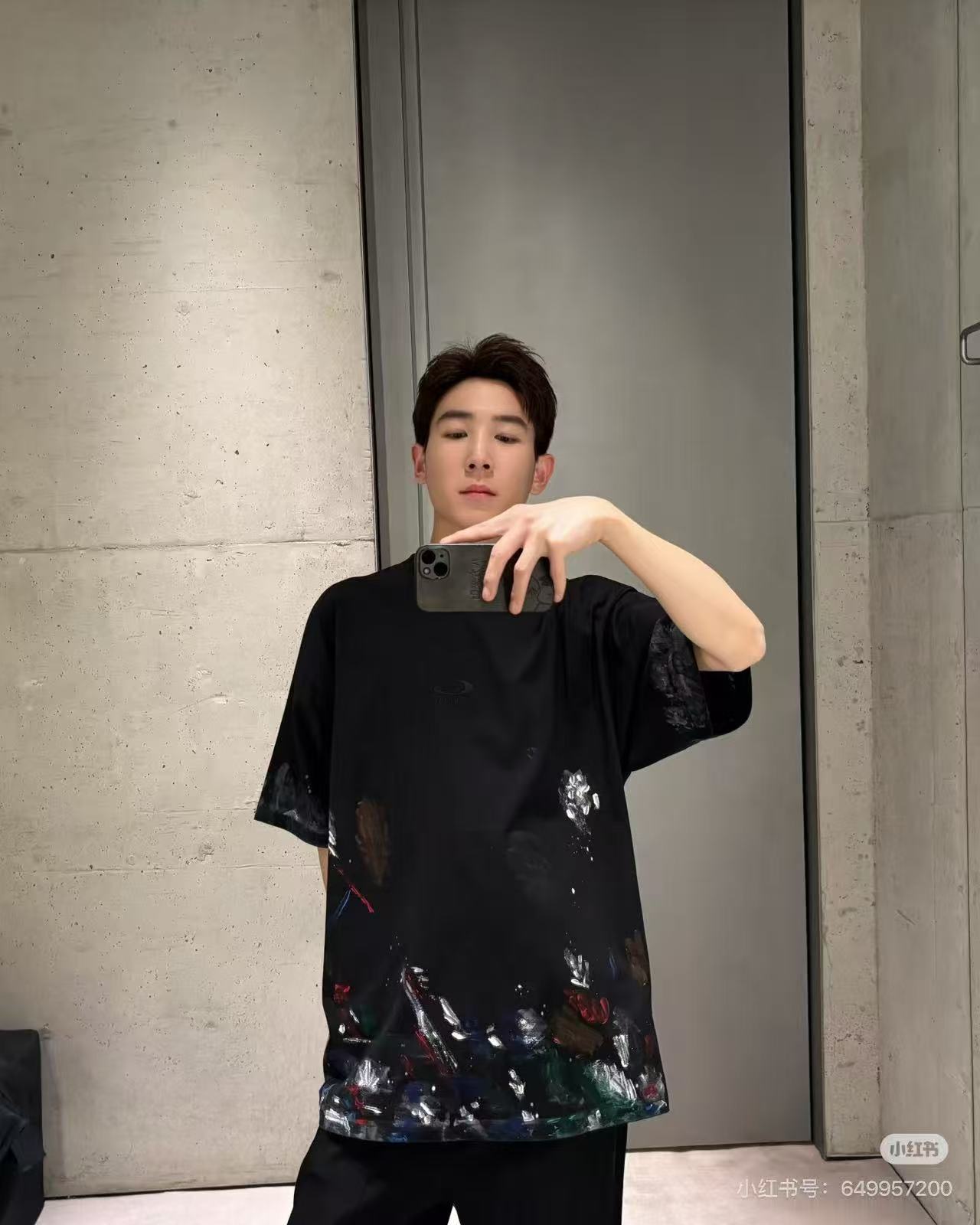 Balenciaga Limited Art Graffiti Short Sleeve T-Shirt