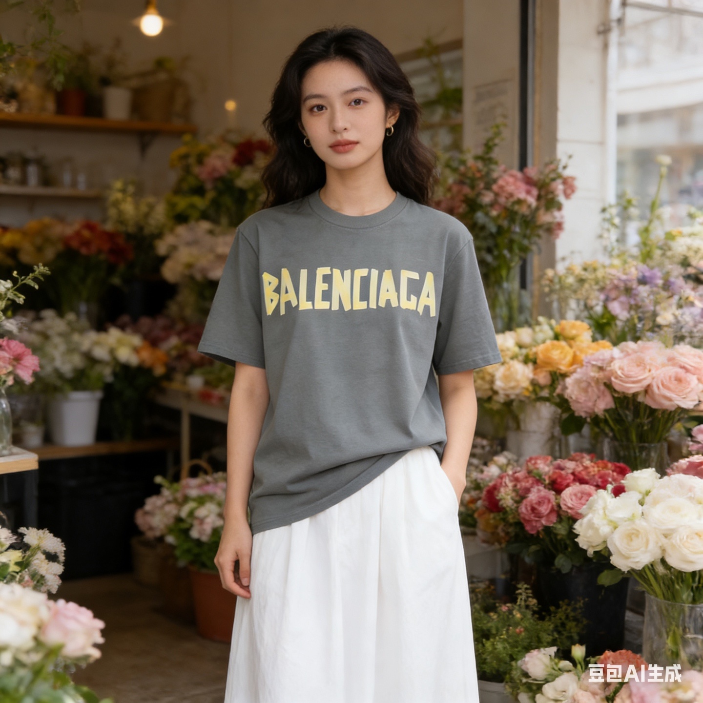 Balenciaga Masking Tape Short Sleeve T-Shirt Style 1