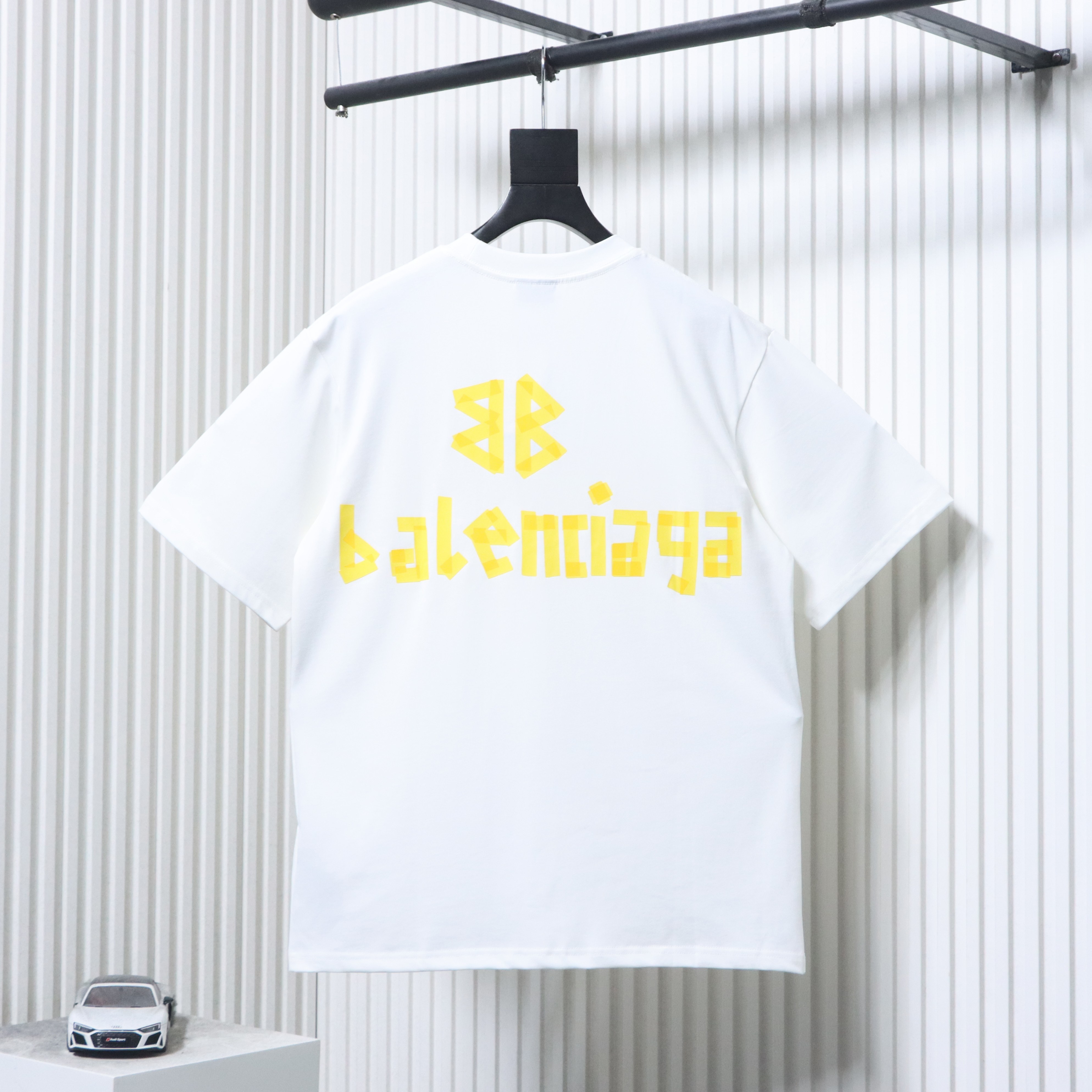 Balenciaga Masking Tape Short Sleeve T-Shirt Style 3