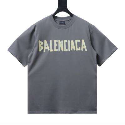 Balenciaga Masking Tape Short Sleeve T-Shirt Style 5 01