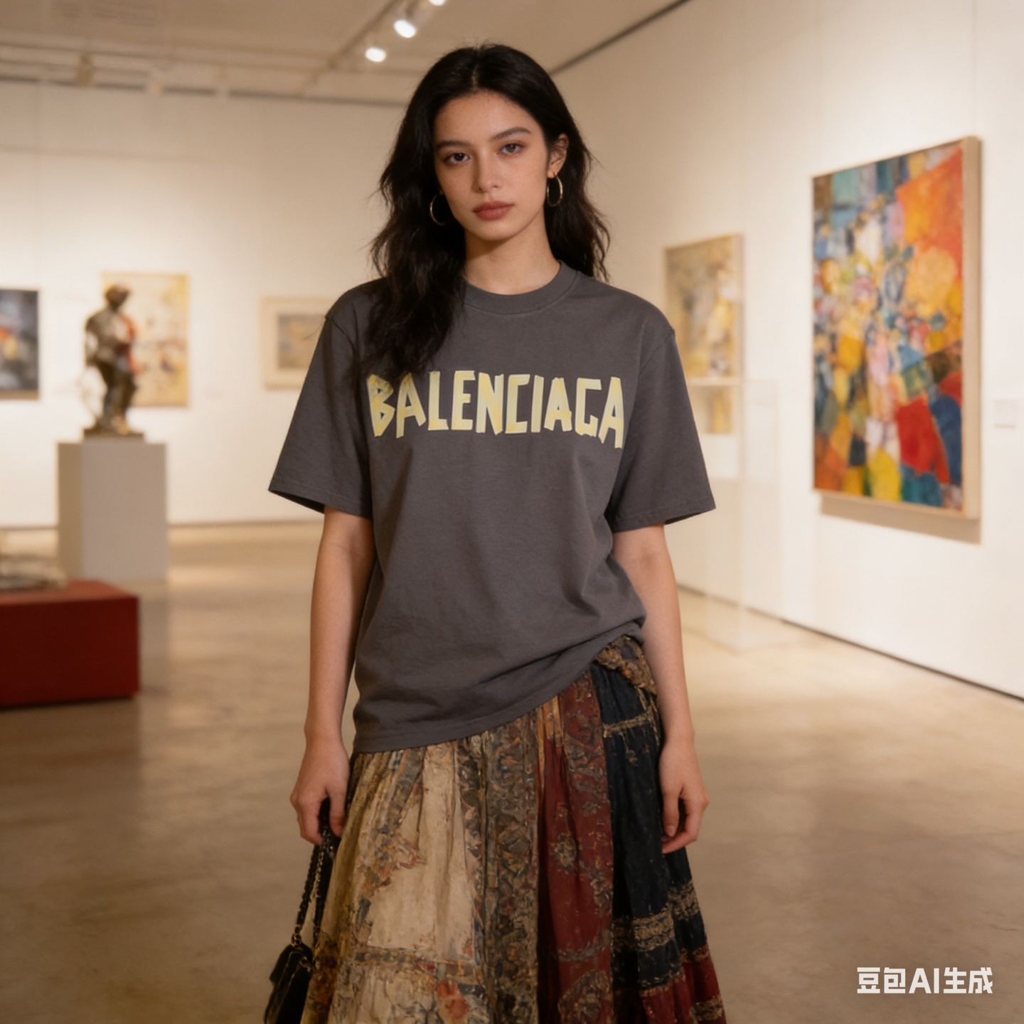 Balenciaga Masking Tape Short Sleeve T-Shirt Style 5