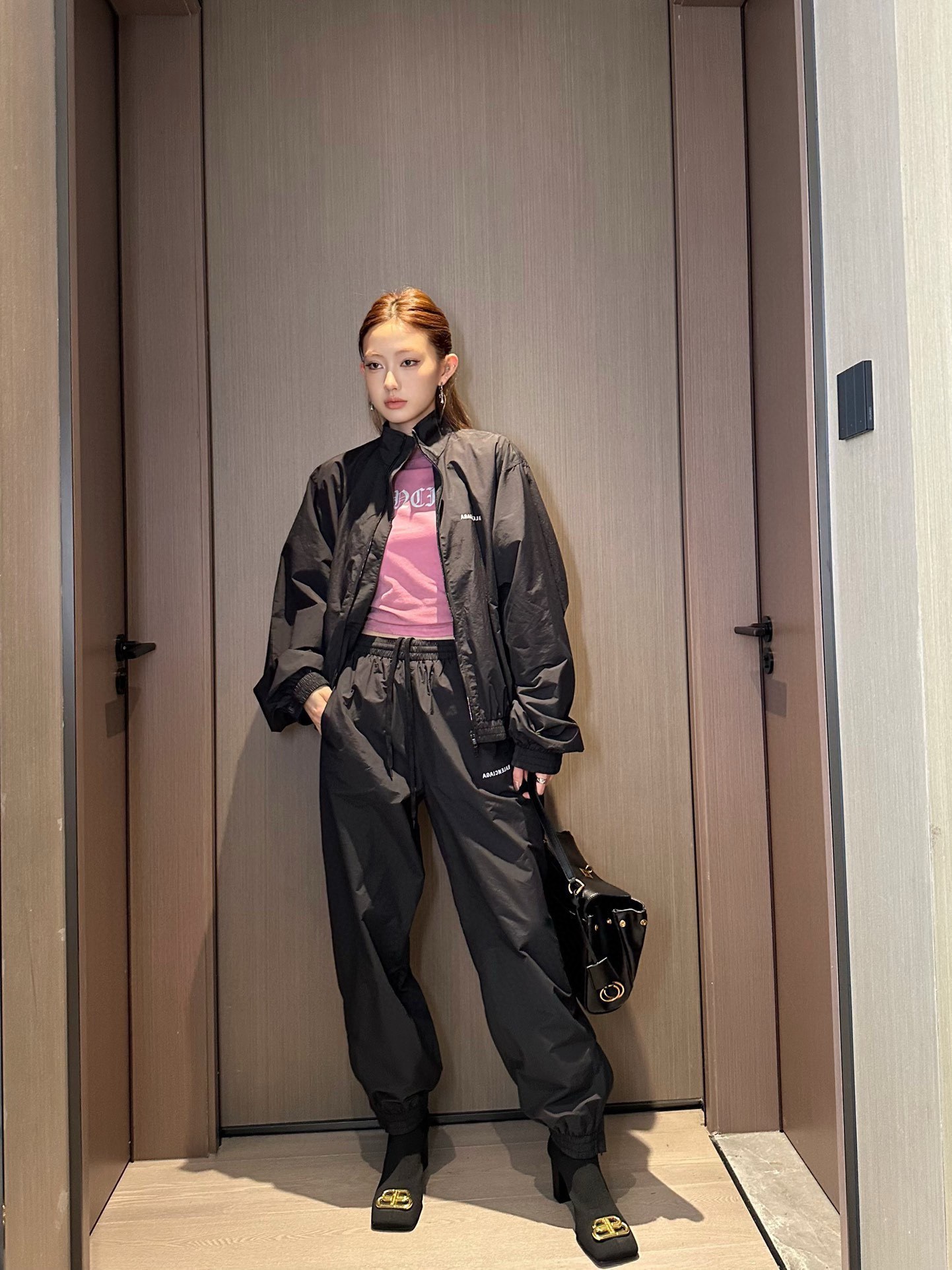 Balenciaga Mirror Letter Embroidery Jacket Style 1