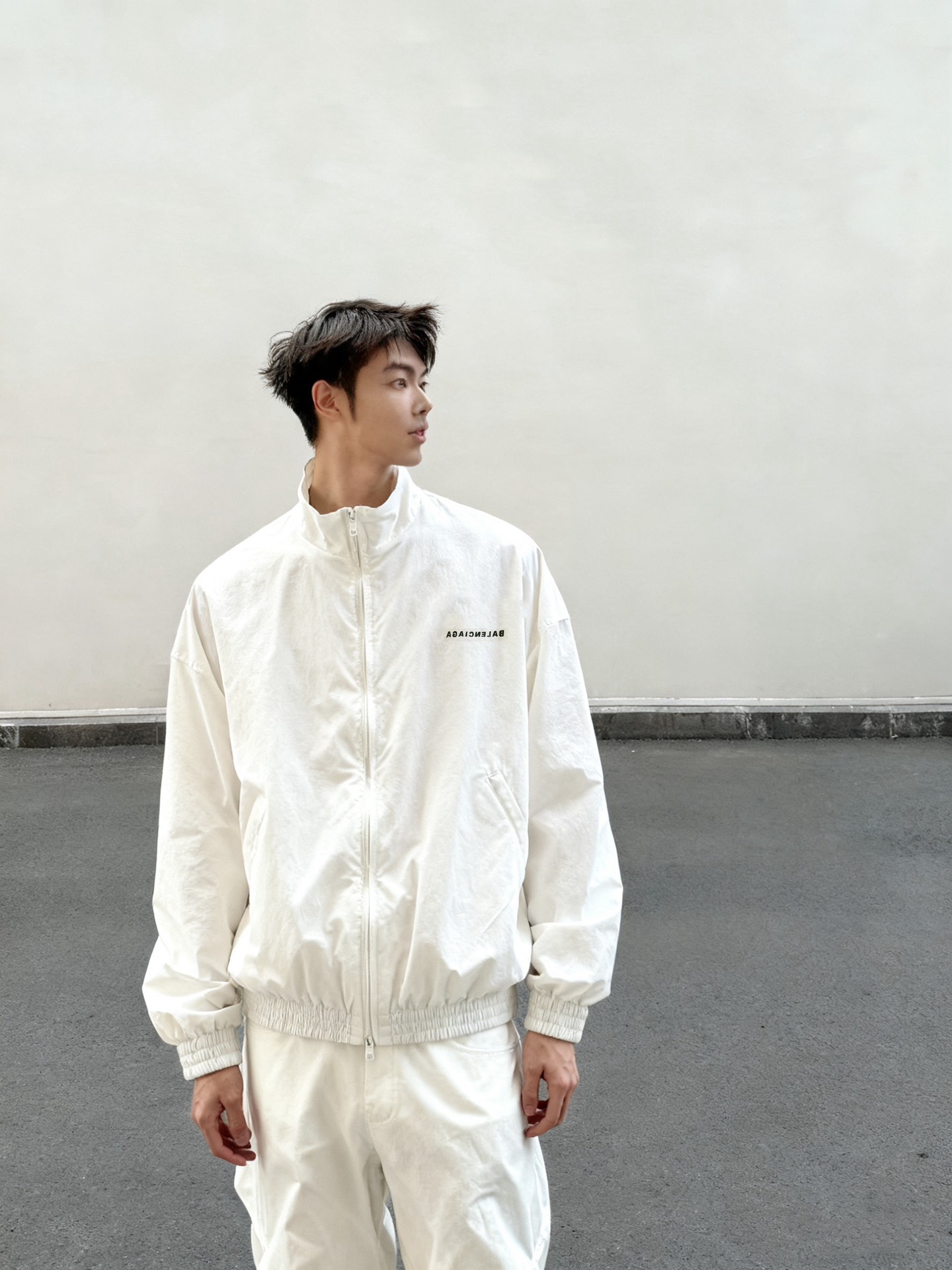 Balenciaga Mirror Letter Embroidery Jacket Style 2