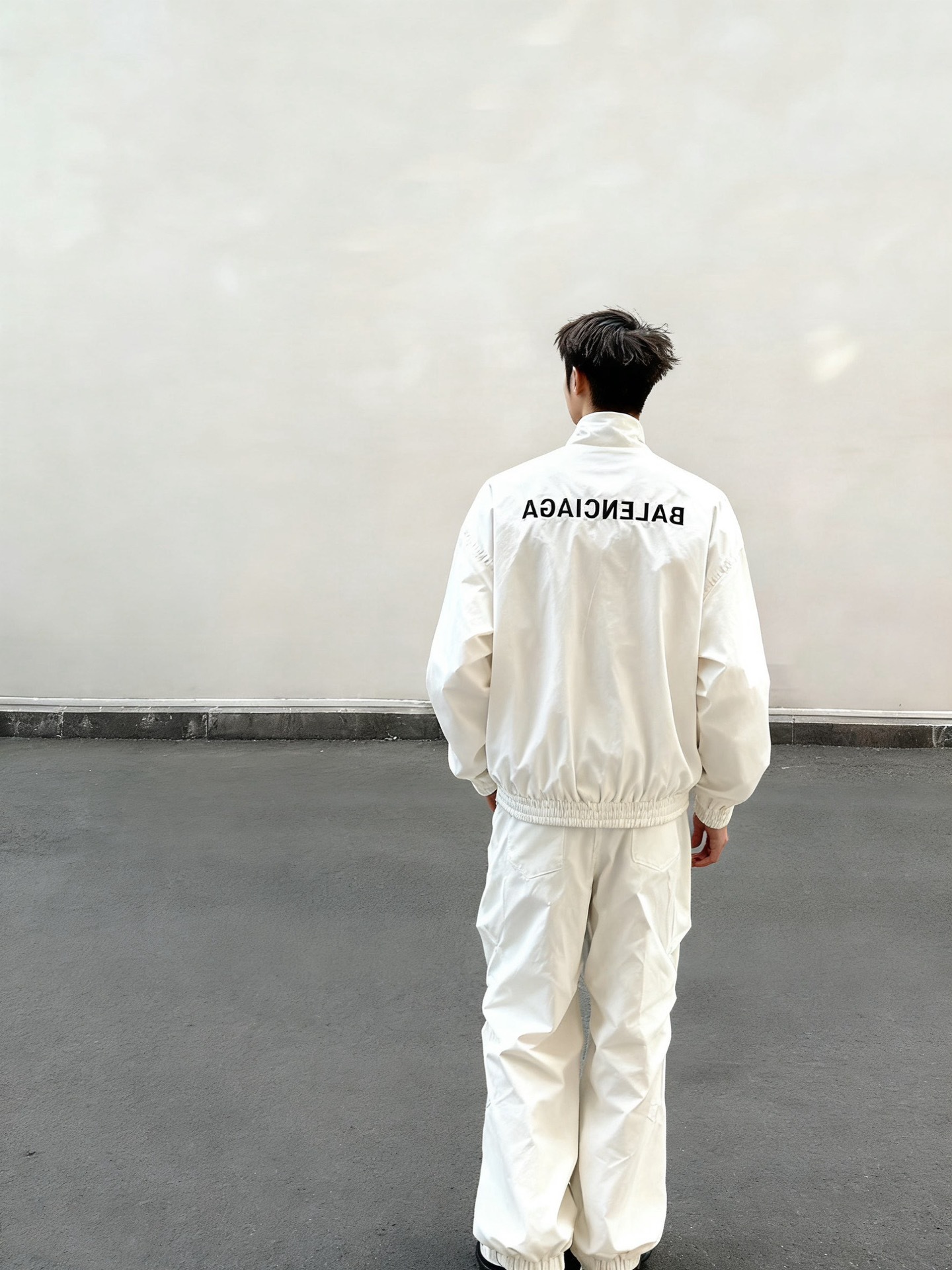 Balenciaga Mirror Letter Embroidery Jacket Style 2