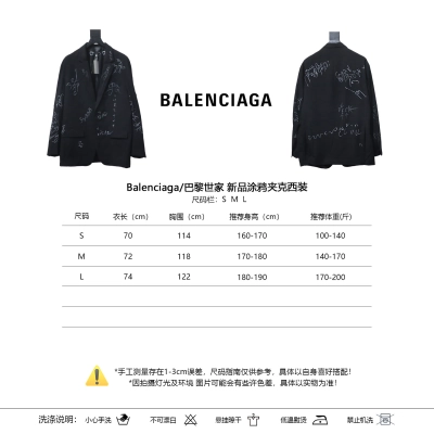 Balenciaga New Graffiti Jacket Blazer 02