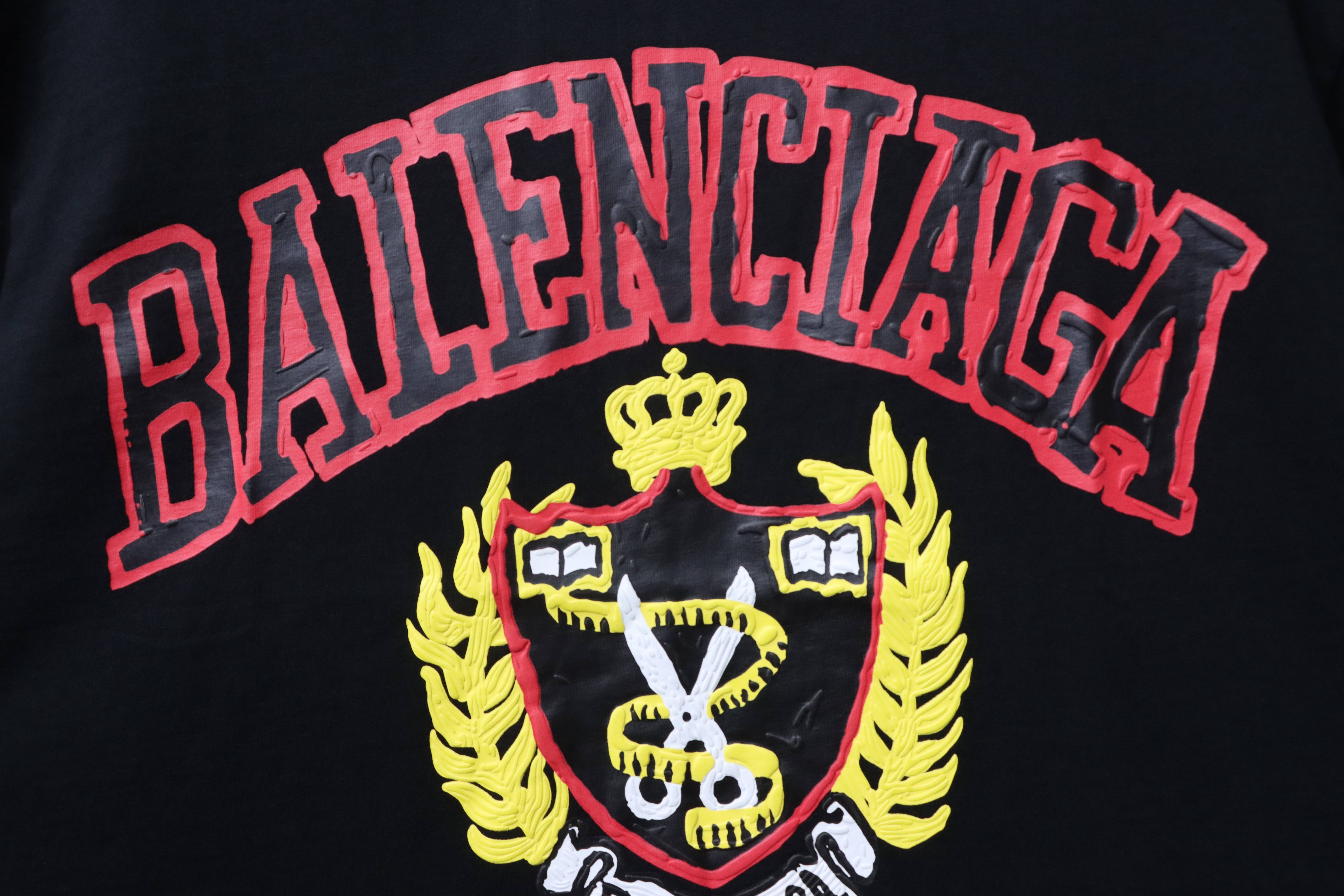 Balenciaga Print Short Sleeve T-Shirt