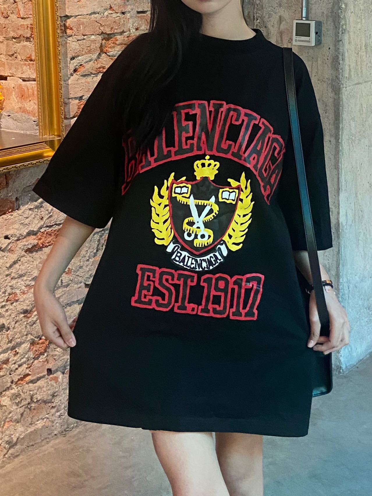 Balenciaga Print Short Sleeve T-Shirt