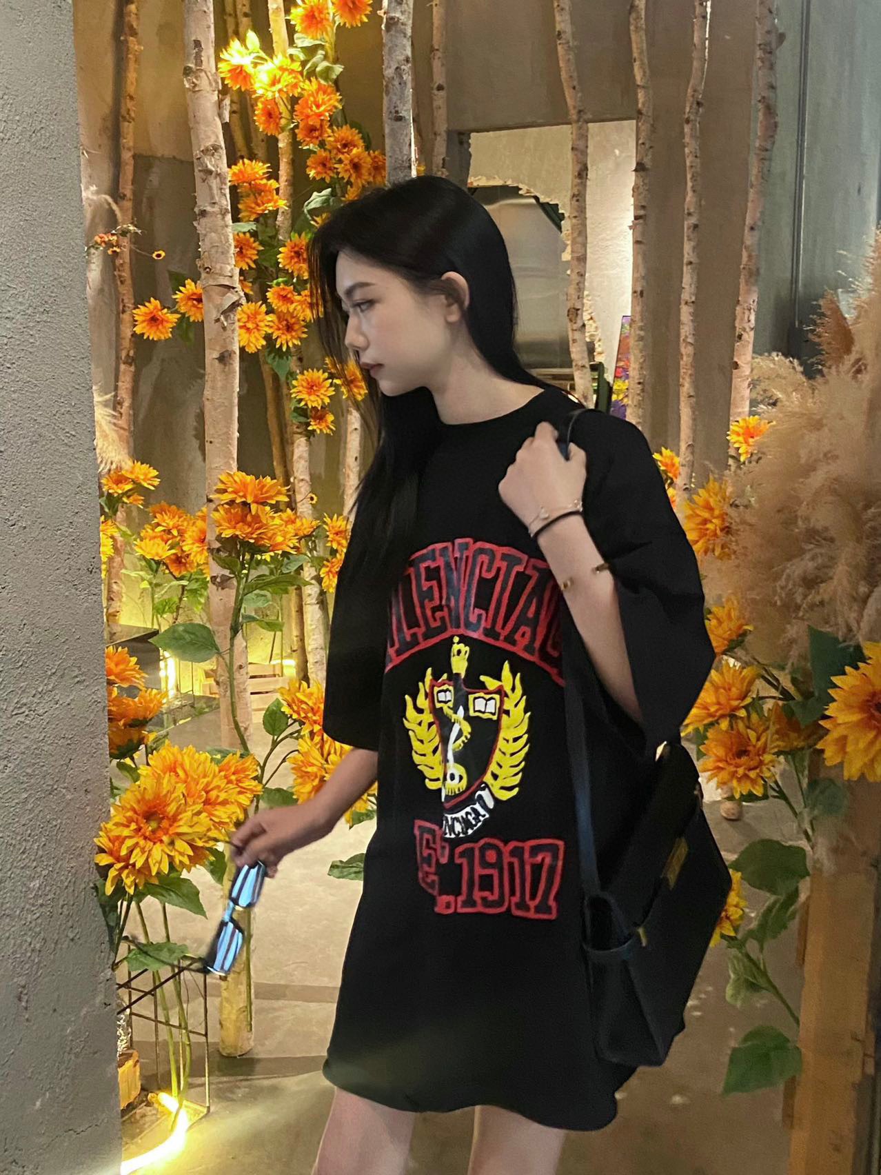 Balenciaga Print Short Sleeve T-Shirt