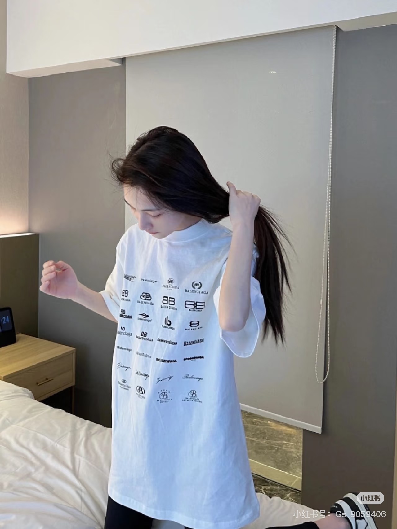 Balenciaga Print Short Sleeve T-Shirt Style 2