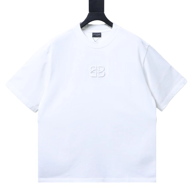 Balenciaga S26 Series Embroidery Heavy Craft Crewneck Short Sleeve T-Shirt Style 2 02