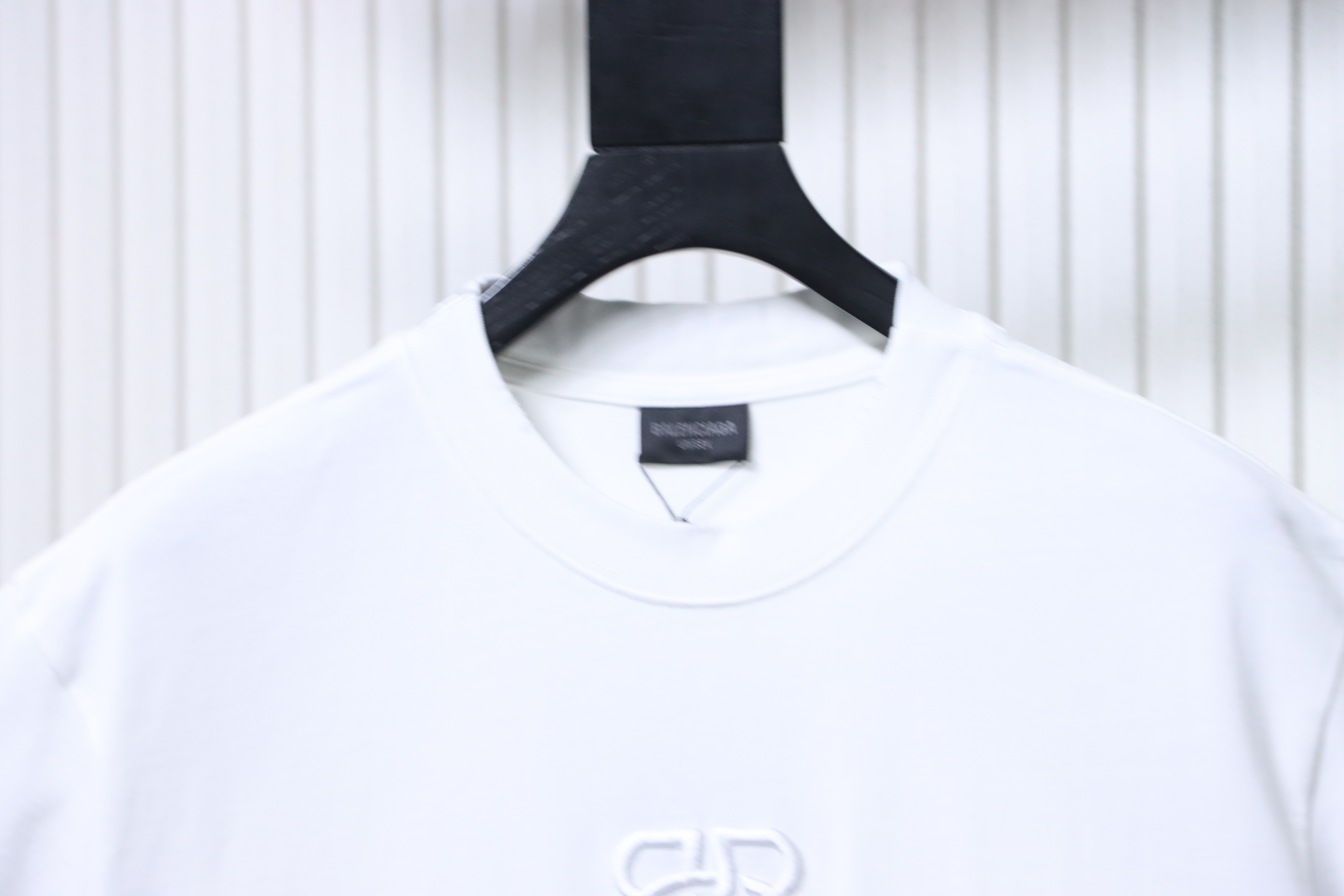 Balenciaga S26 Series Embroidery Heavy Craft Crewneck Short Sleeve T-Shirt Style 2