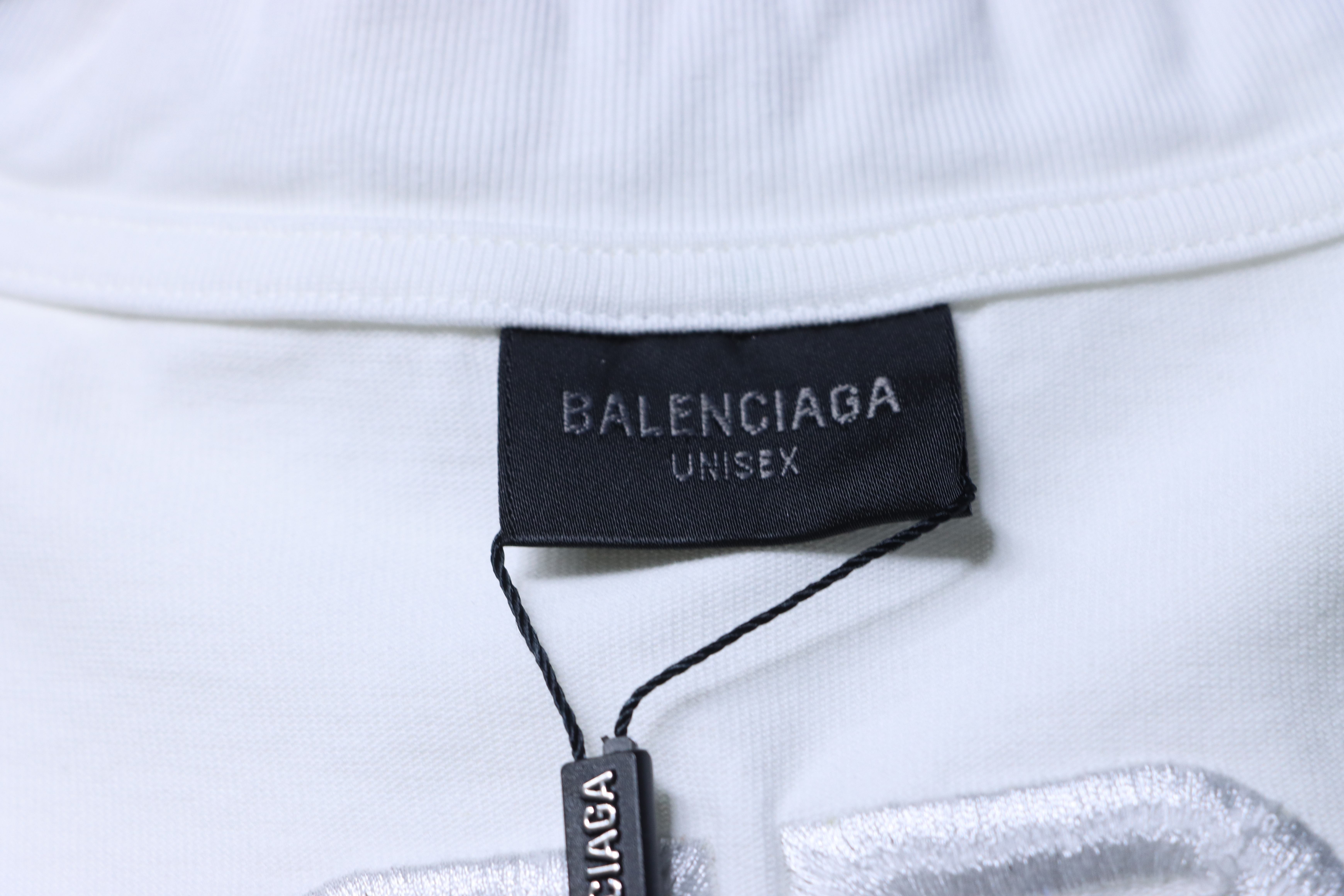 Balenciaga S26 Series Embroidery Heavy Craft Crewneck Short Sleeve T-Shirt Style 2