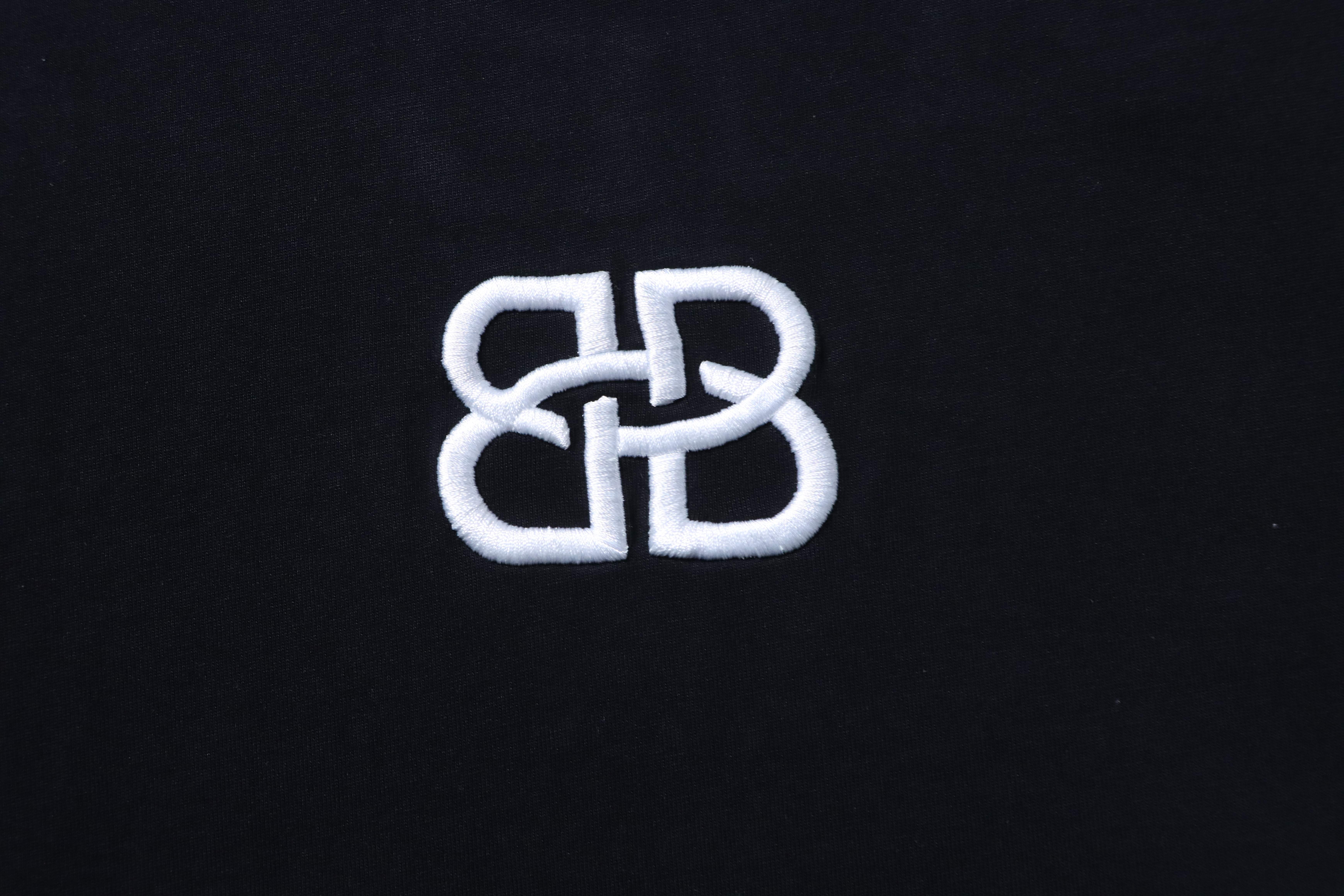 Balenciaga S26 Series Embroidery Heavy Craft Crewneck Short Sleeve T-Shirt Style 3