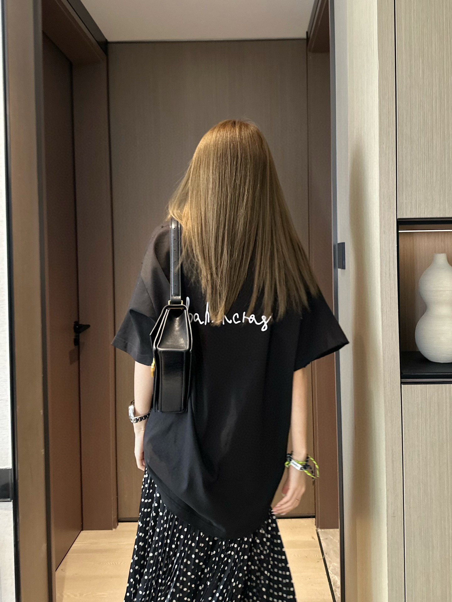 Balenciaga Silicone Heart Logo Short Sleeve T-Shirt