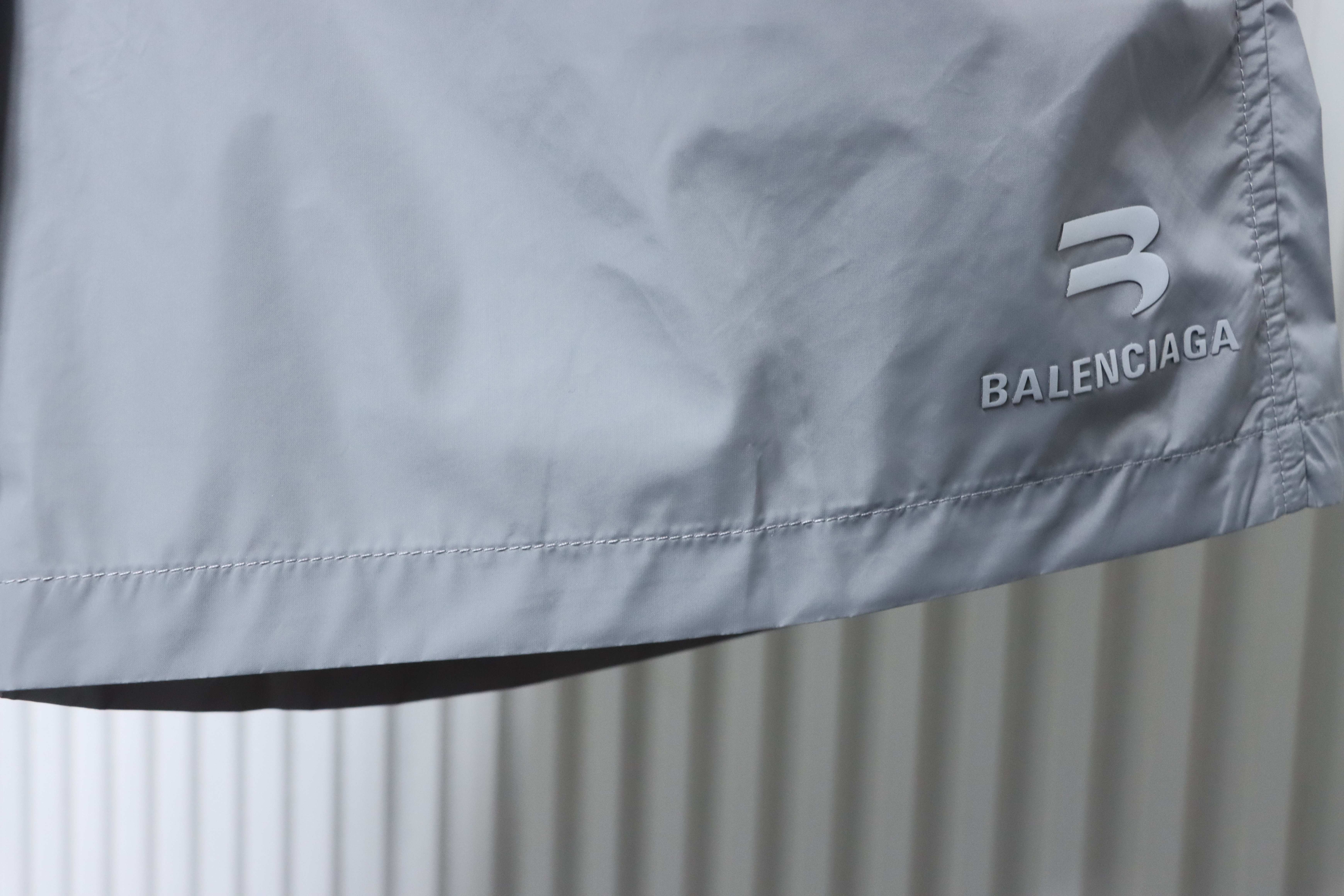 Balenciaga Silicone Letter Small Logo Shorts