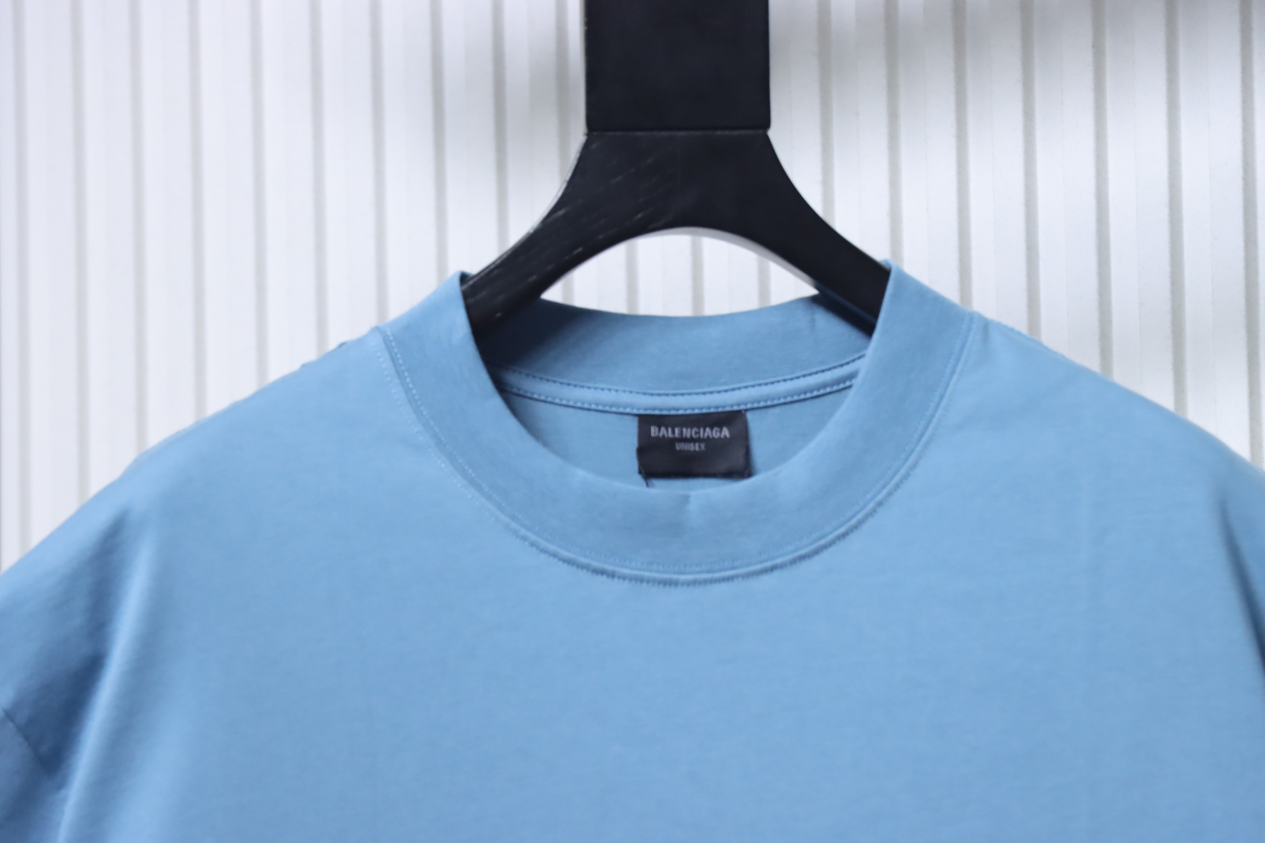 Balenciaga Sleeve Label Letter Logo Embroidery Short Sleeve T-Shirt Style 2
