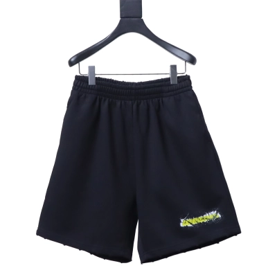 Balenciaga SS26 Letter Elastic Waist Shorts 02