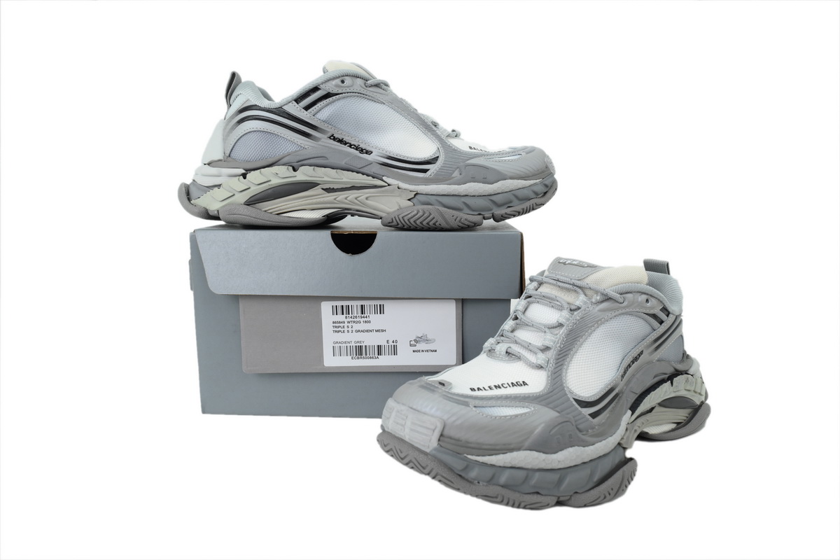 Balenciaga Triple S 2 'Gradient Grey' 865849 WTR2G 1800