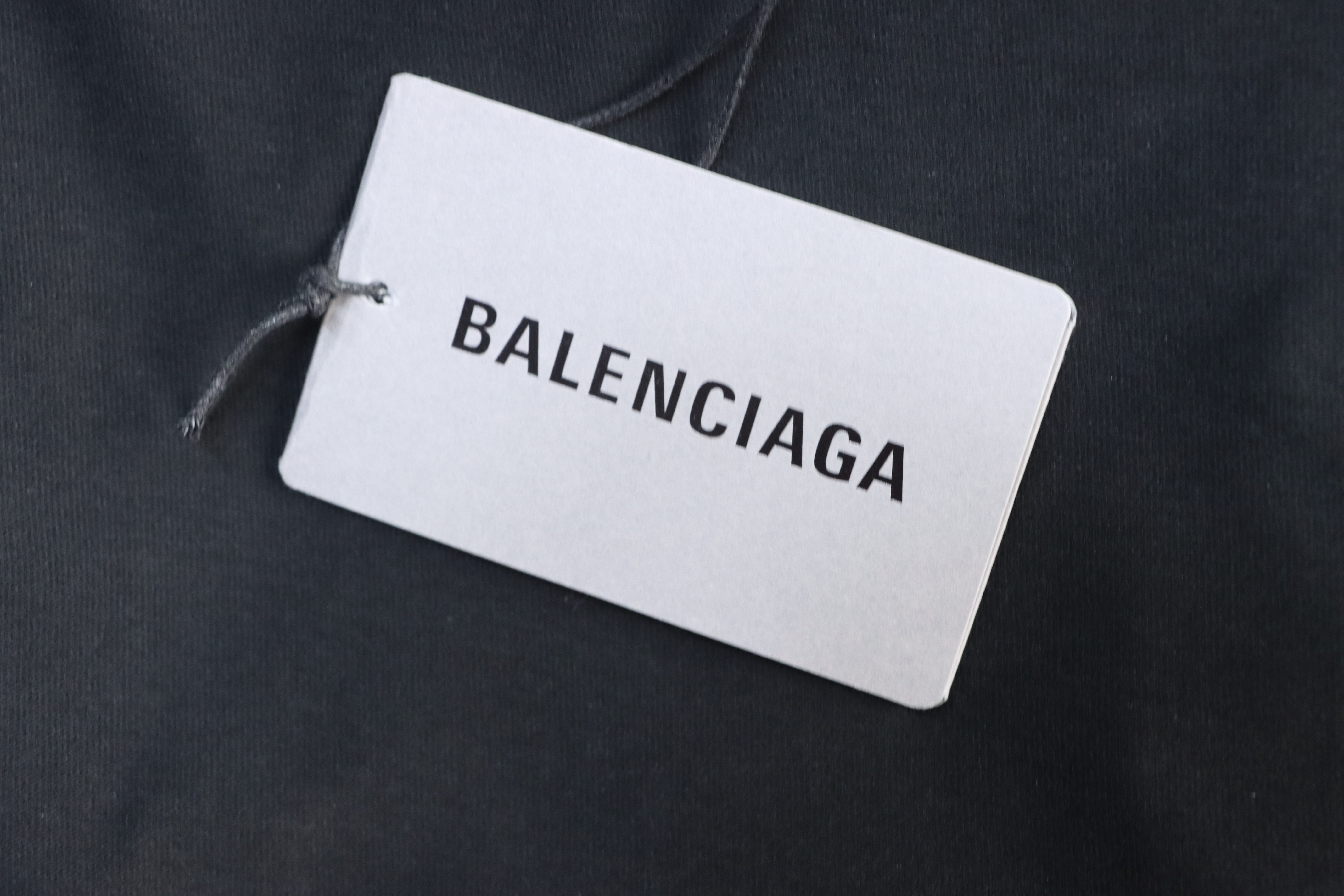Balenciaga Wheat Pink Letter Print Short Sleeve T-Shirt
