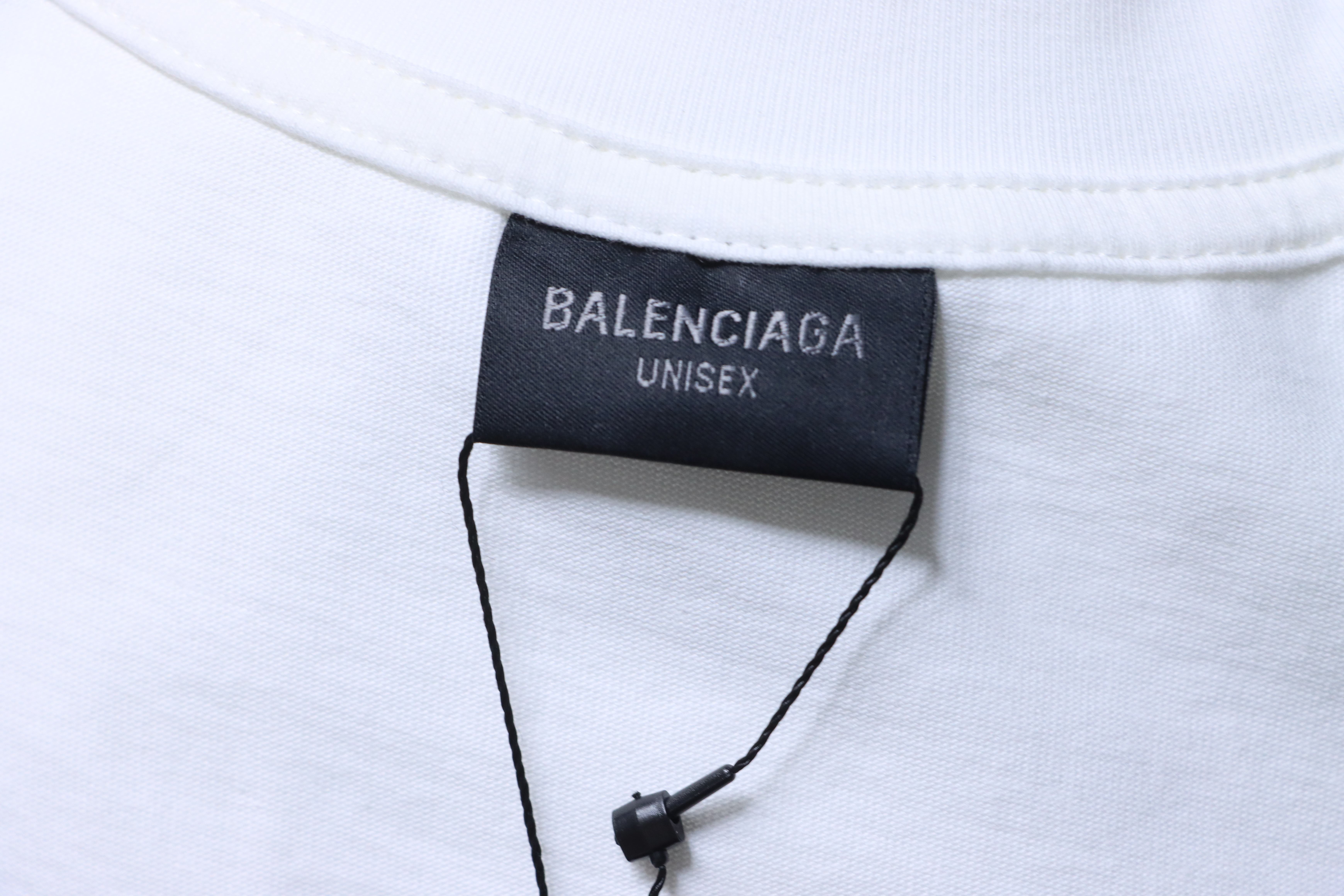Balenciaga X Supreme Collaboration Collaboration Logo Letter Print Short Sleeve T-Shirt Style 1