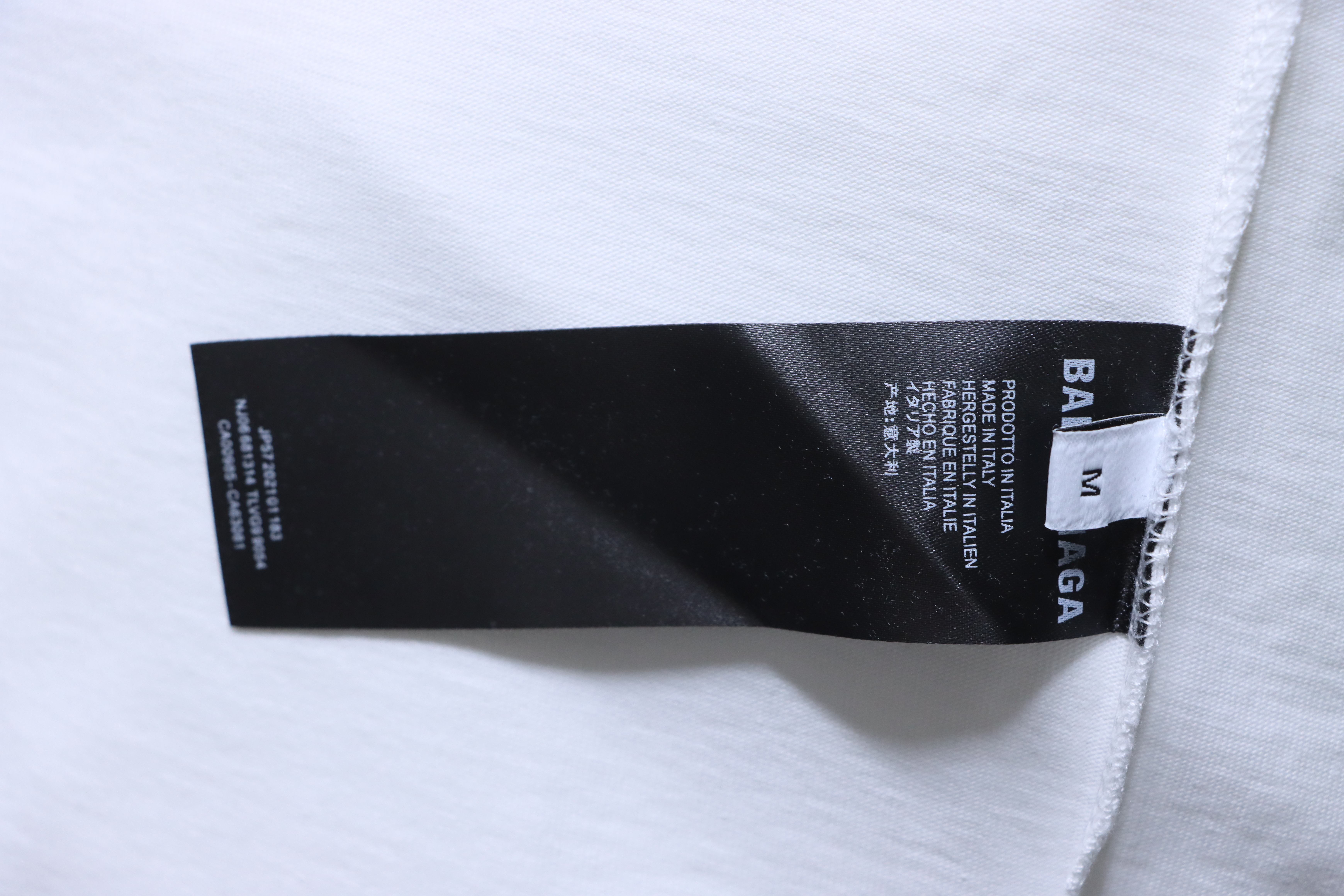 Balenciaga X Supreme Collaboration Collaboration Logo Letter Print Short Sleeve T-Shirt Style 1