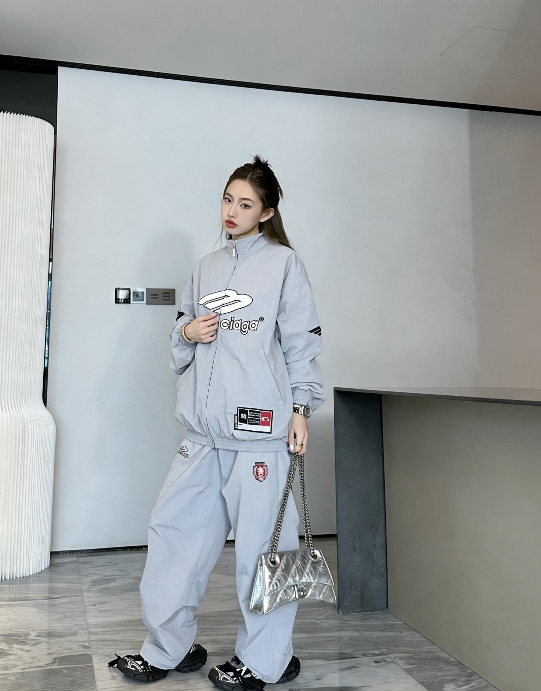 BLCG 26SS 3M Manchester United Embroidery Tracksuit Pants Style 3