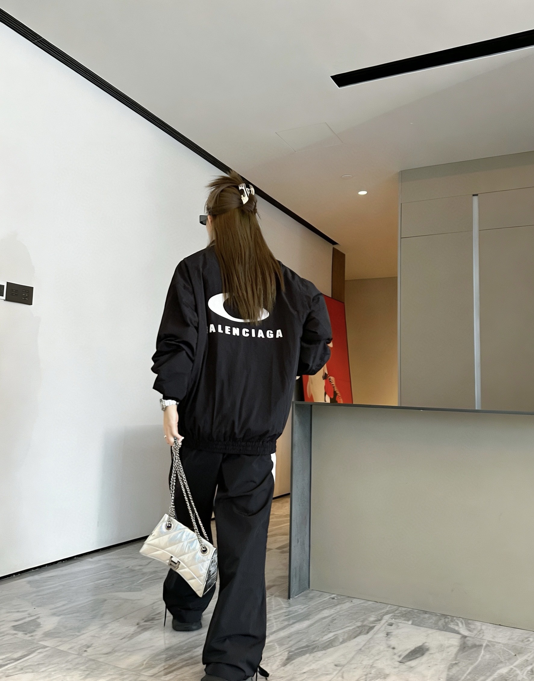 BLCG 26SS Front and Back Half-Ring Letter Embroidery Jacket Style 2