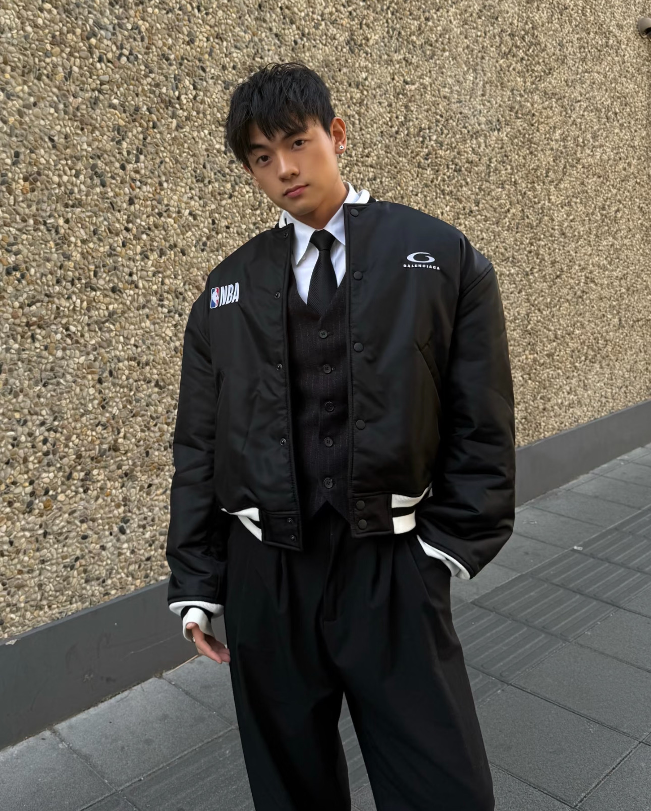 BLCG 26SS NBA Collaboration Embroidery Bomber Jacket Style 1