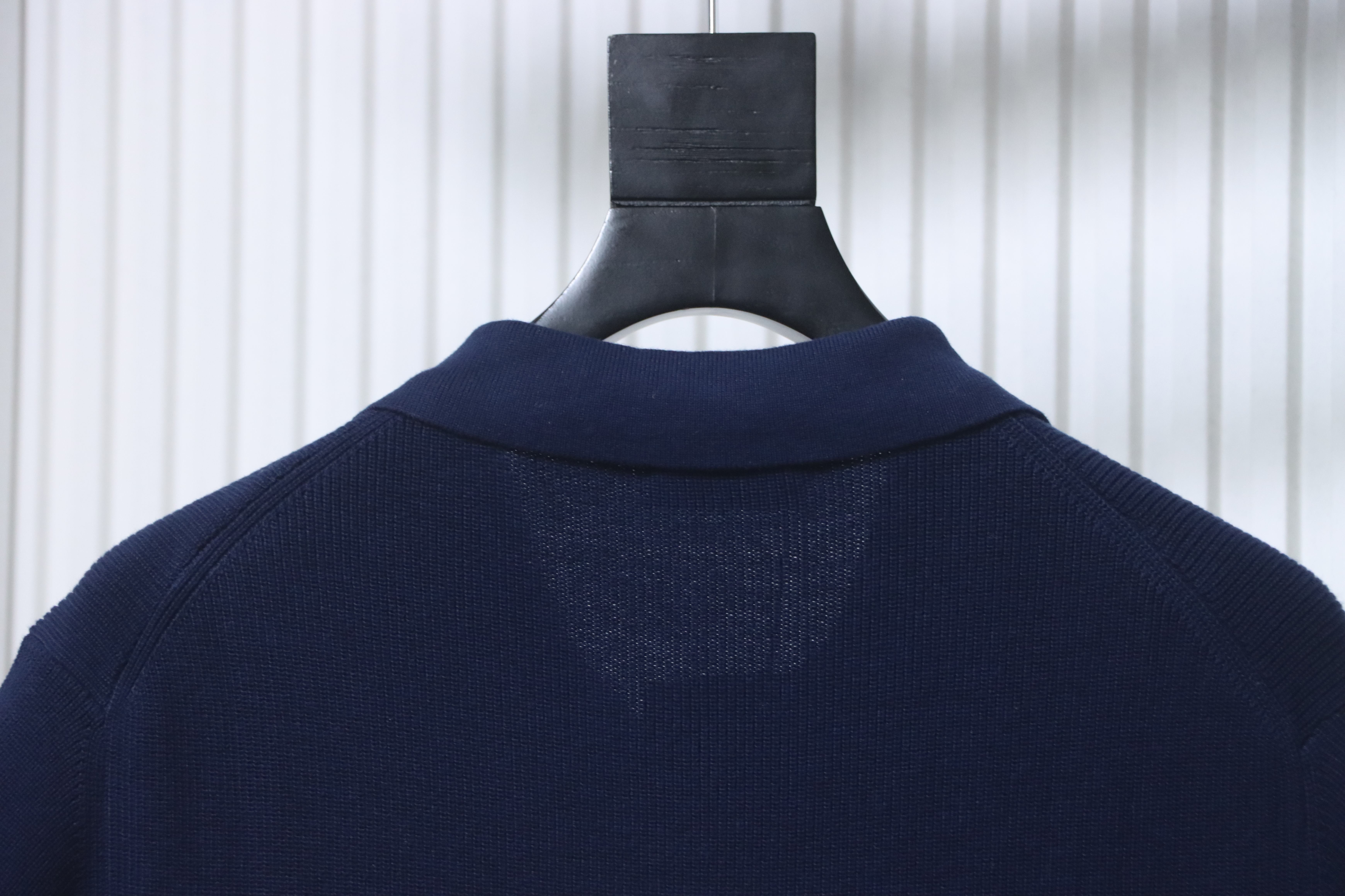 Brunello Cucinelli BC Seagull Collar Knitted Short Sleeve Polo Shirt Style 1